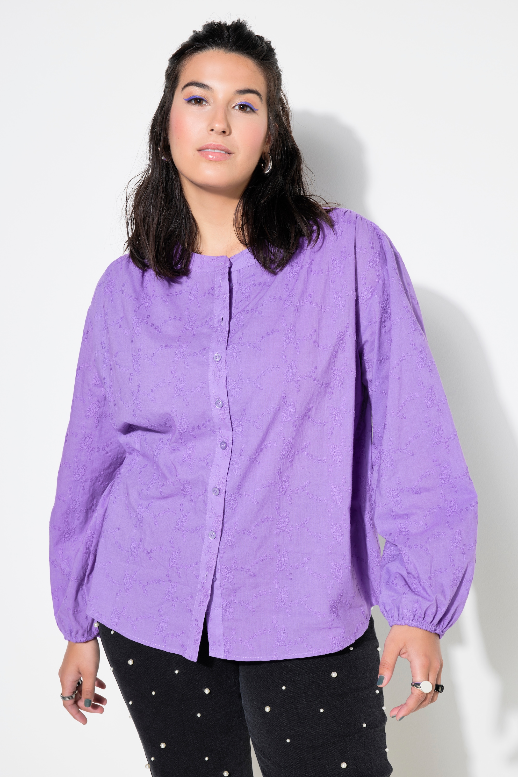 Blouse oversize à manches longues ballon, STUDIO UNTOLD