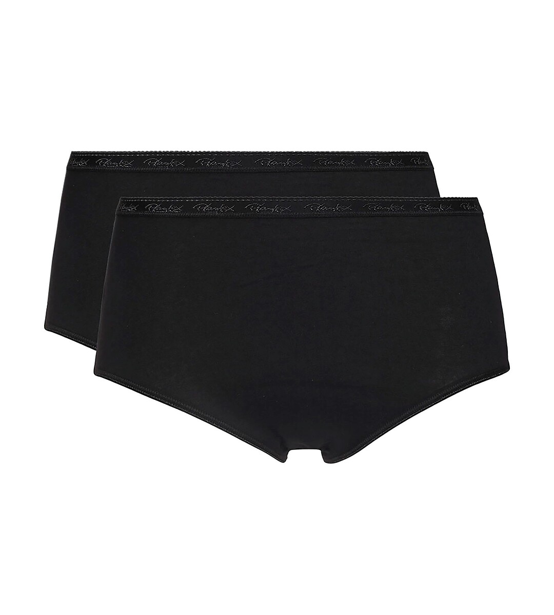 Lot de 2 slips midi en coton bio, PLAYTEX