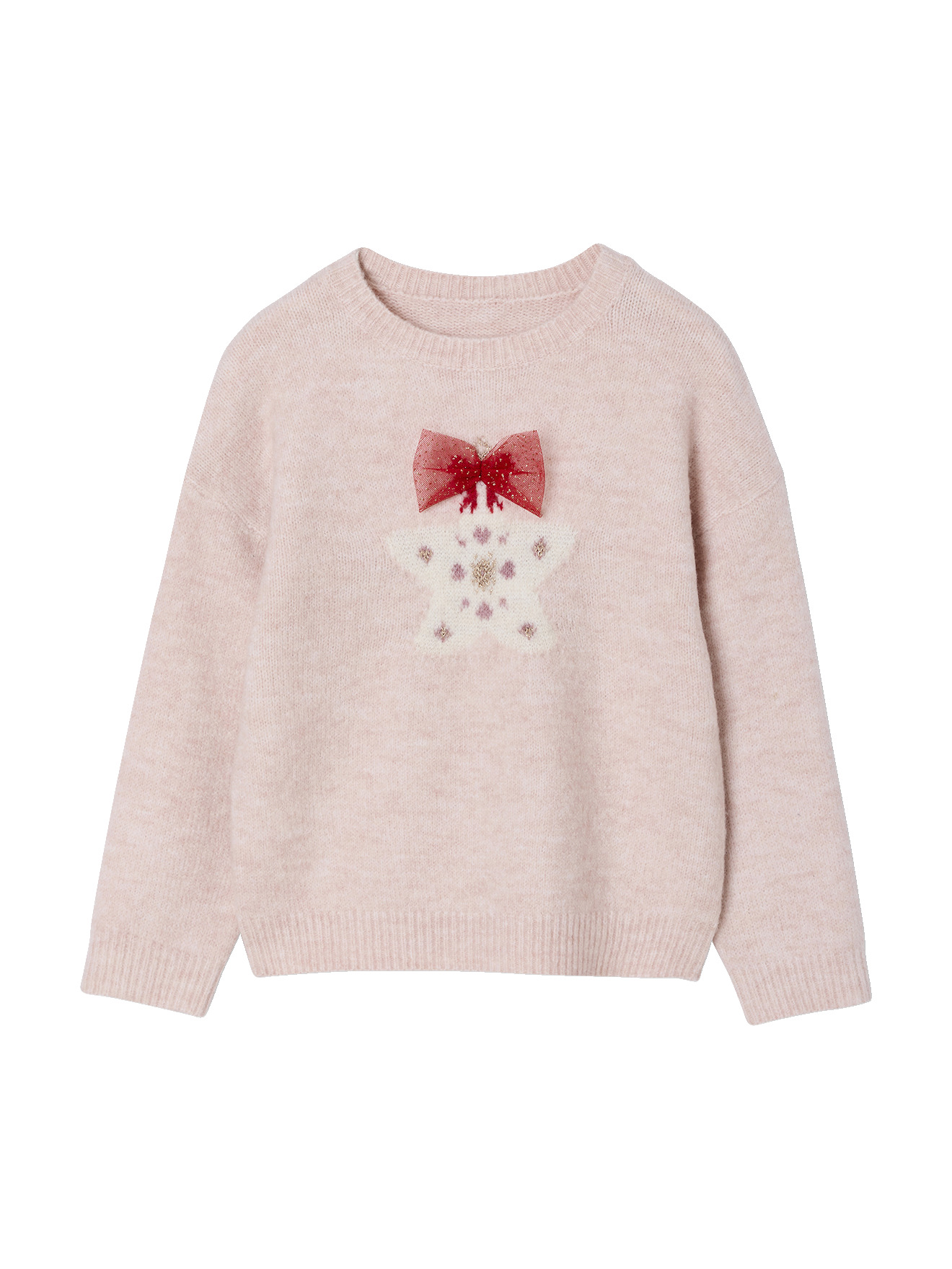 Pull noël étoile fil brillant, VERTBAUDET