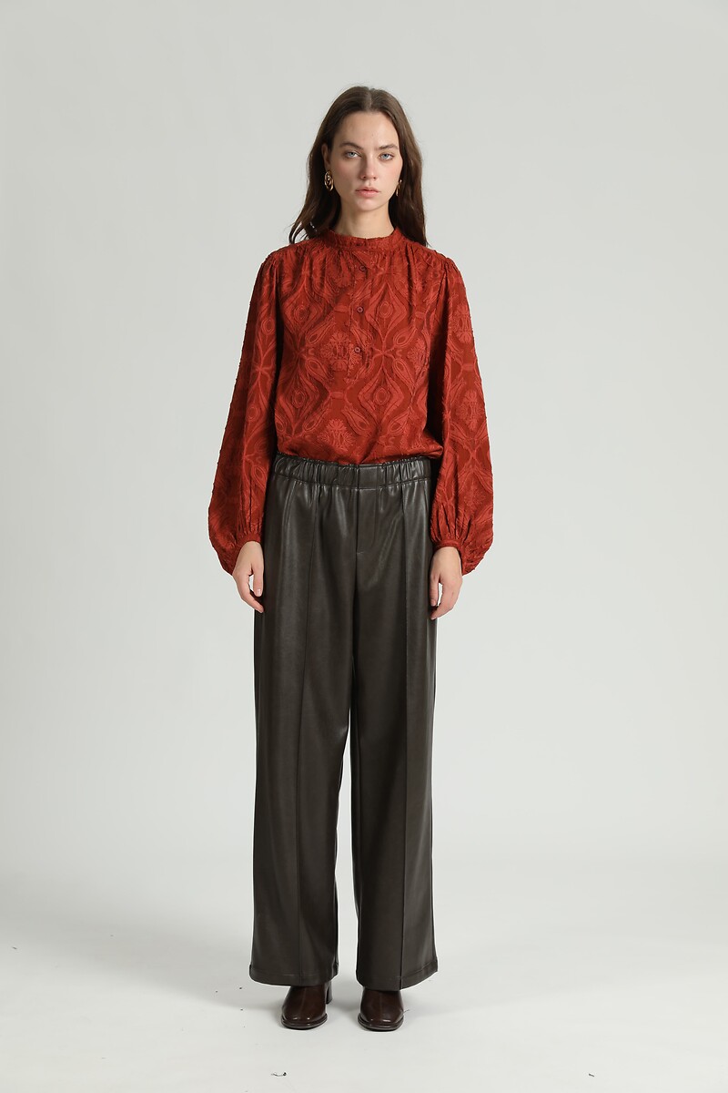 Pantalon en simili, SEE U SOON