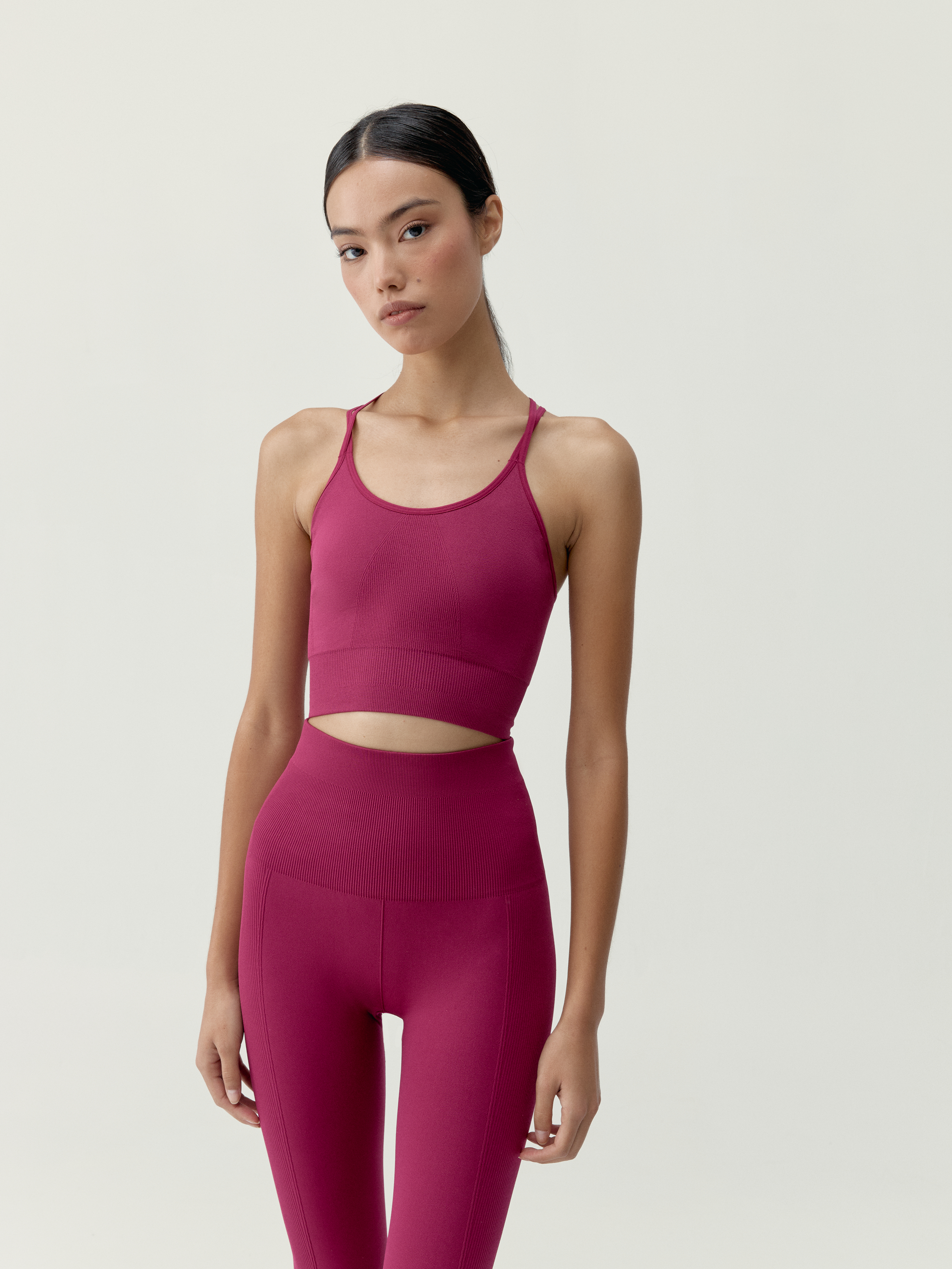 Brassière de sport femme Viveka maintien moyen bretelles coussinets amovibles, BORN