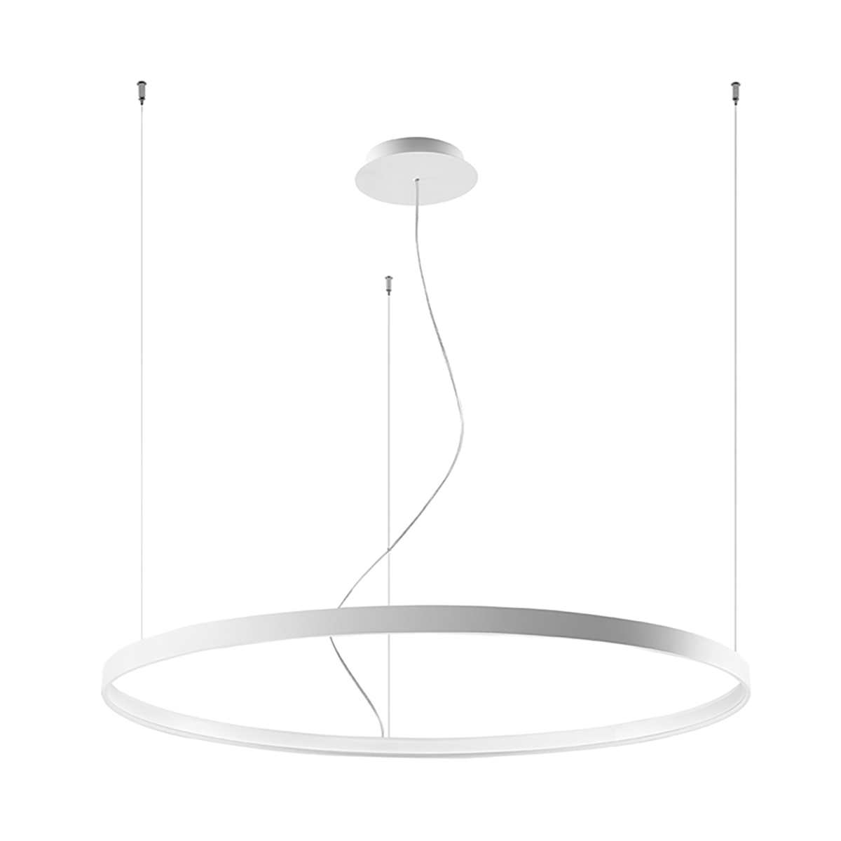 Lustre Aluminium Blanc LED 1 Rio, EDEN