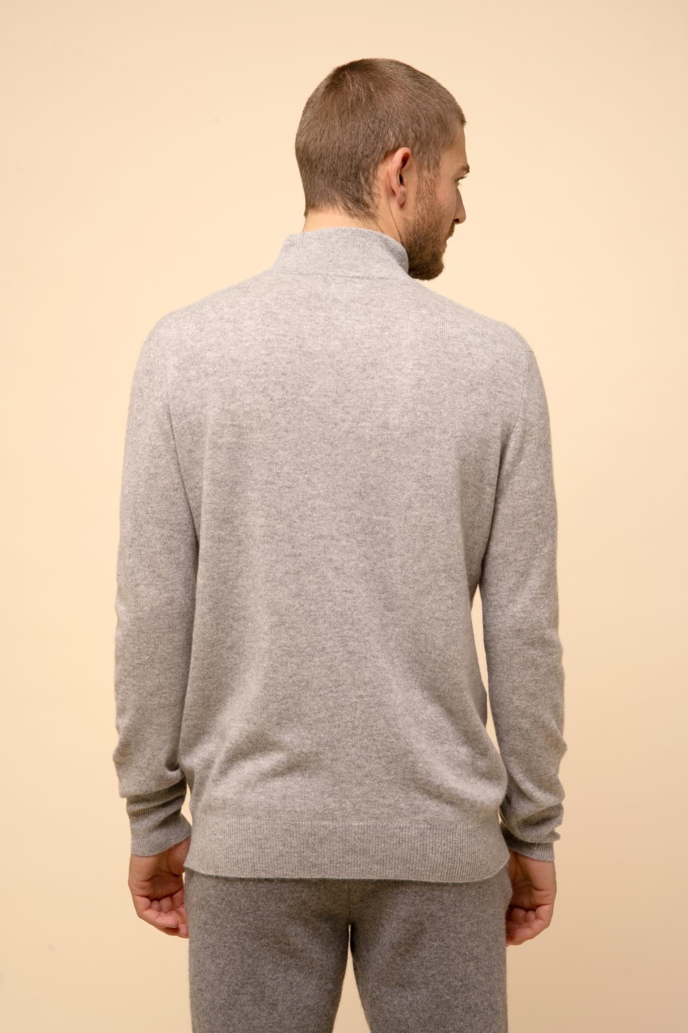 Pull Camionneur Nuage Chiné Bradley, JUST CASHMERE