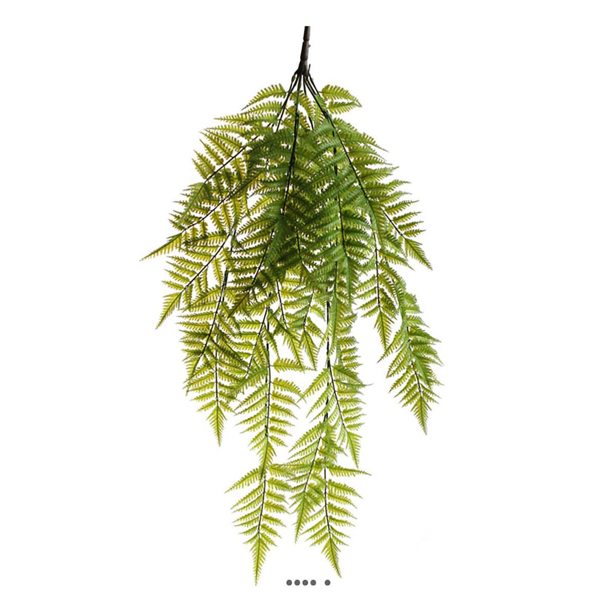 Chute de fougère artificielle L 90cm vert, ARTIFICIELLES