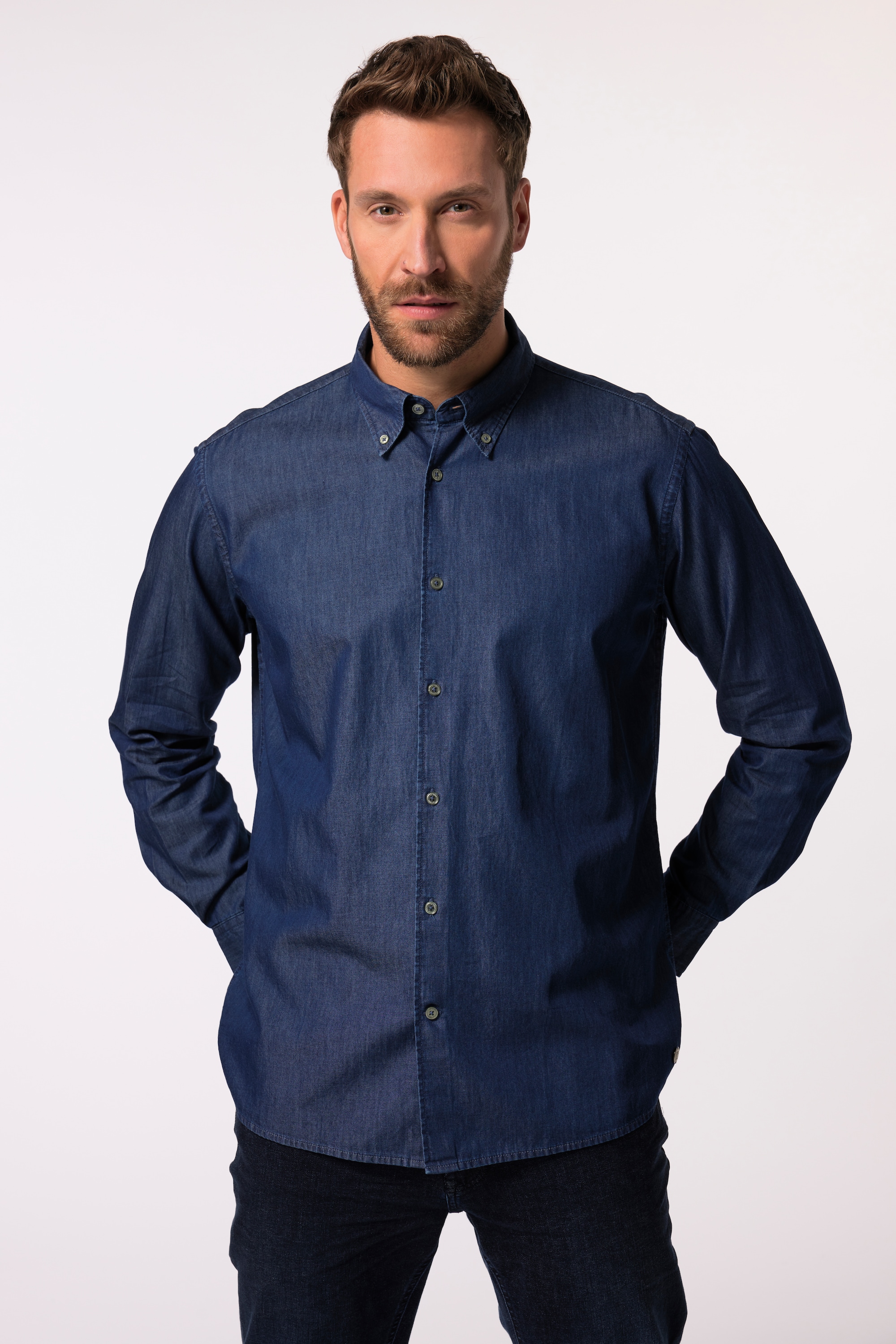 Chemise en jean, manches longues, JP1880