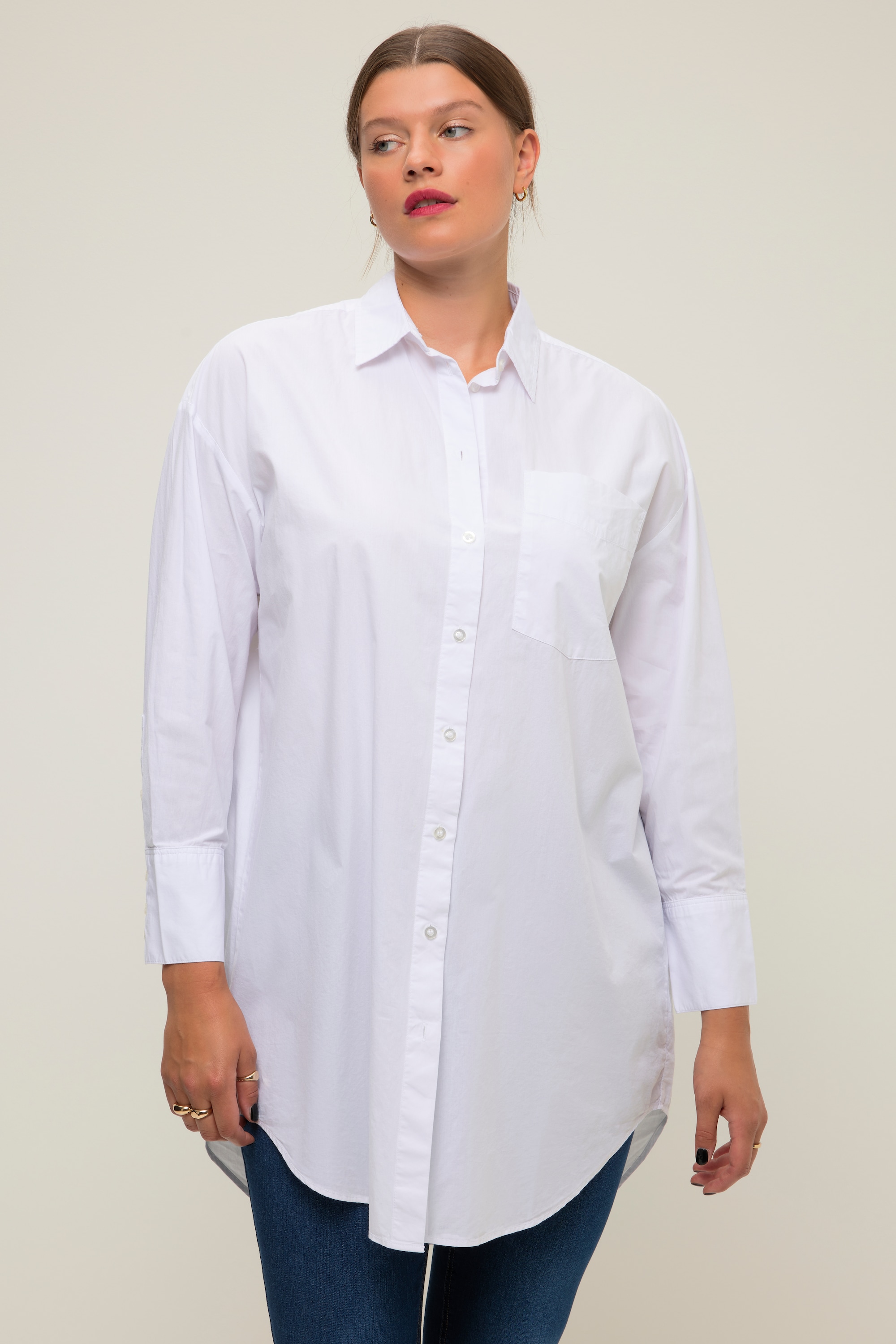 Chemisier oversized à patte de boutonnage, STUDIO UNTOLD