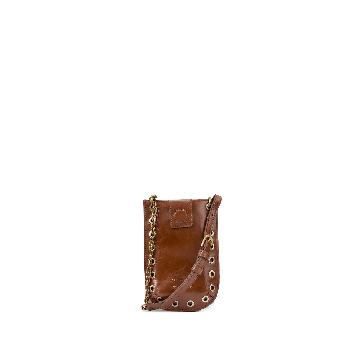 Bolsito para smartphone con bandolera marrón Vanessa Bruno | La Redoute
