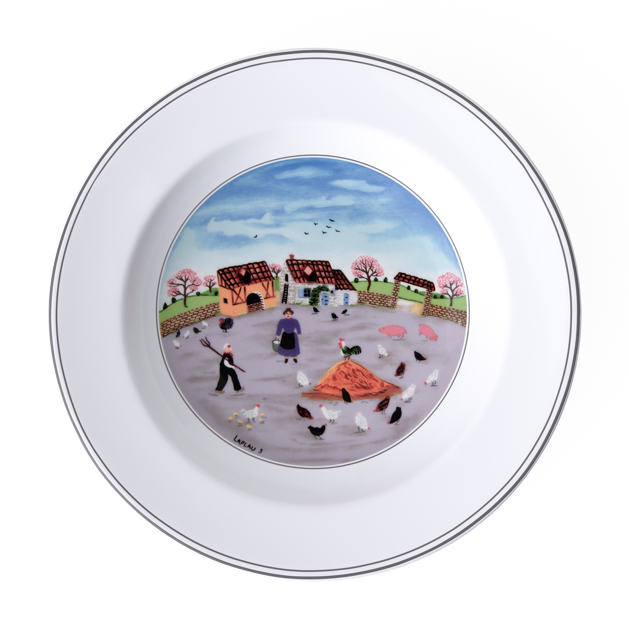 Assiette Creuse, Basse Cour DESIGN NAIF, VILLEROY & BOCH