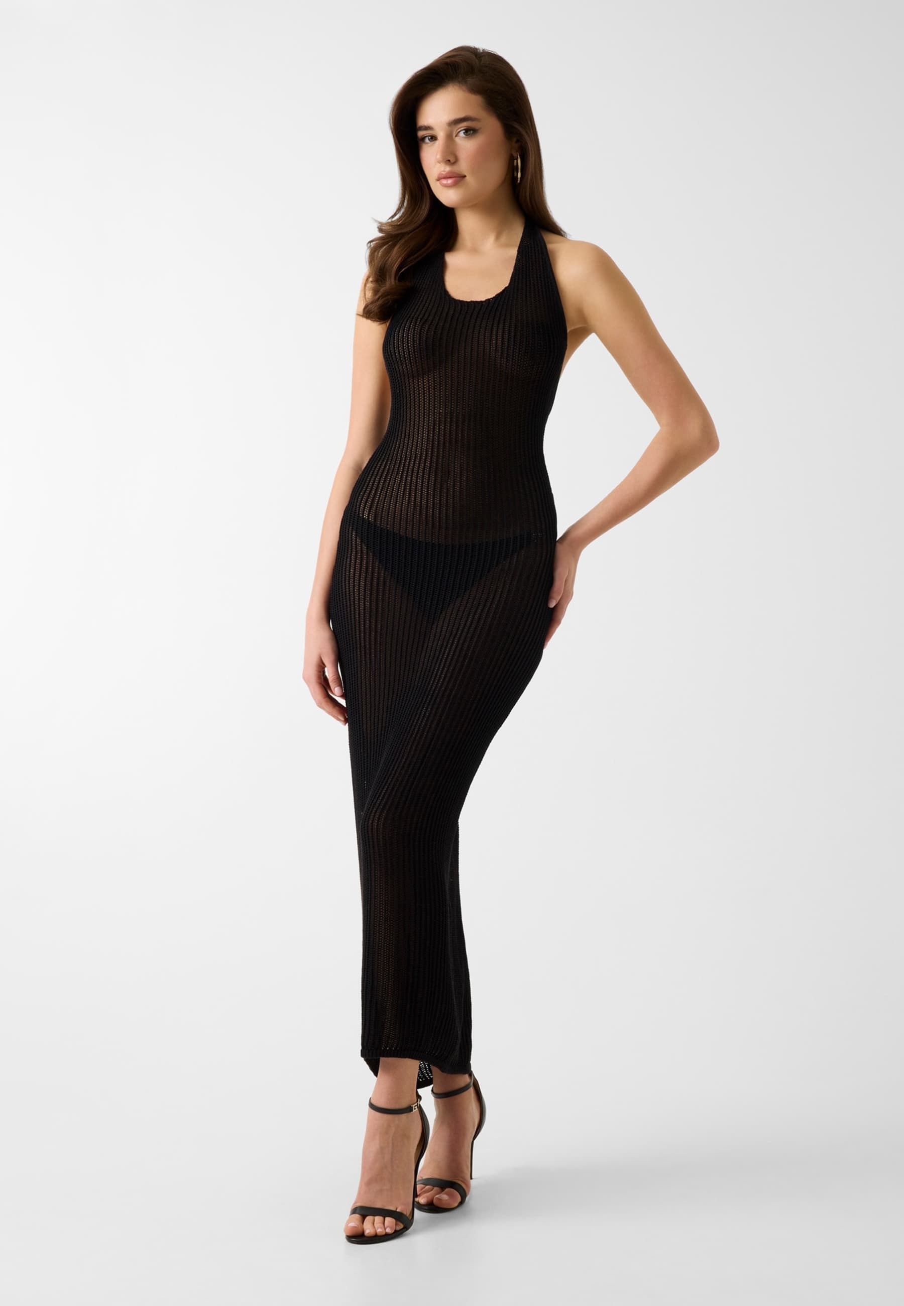 Robe Longue Operwork, GUESS
