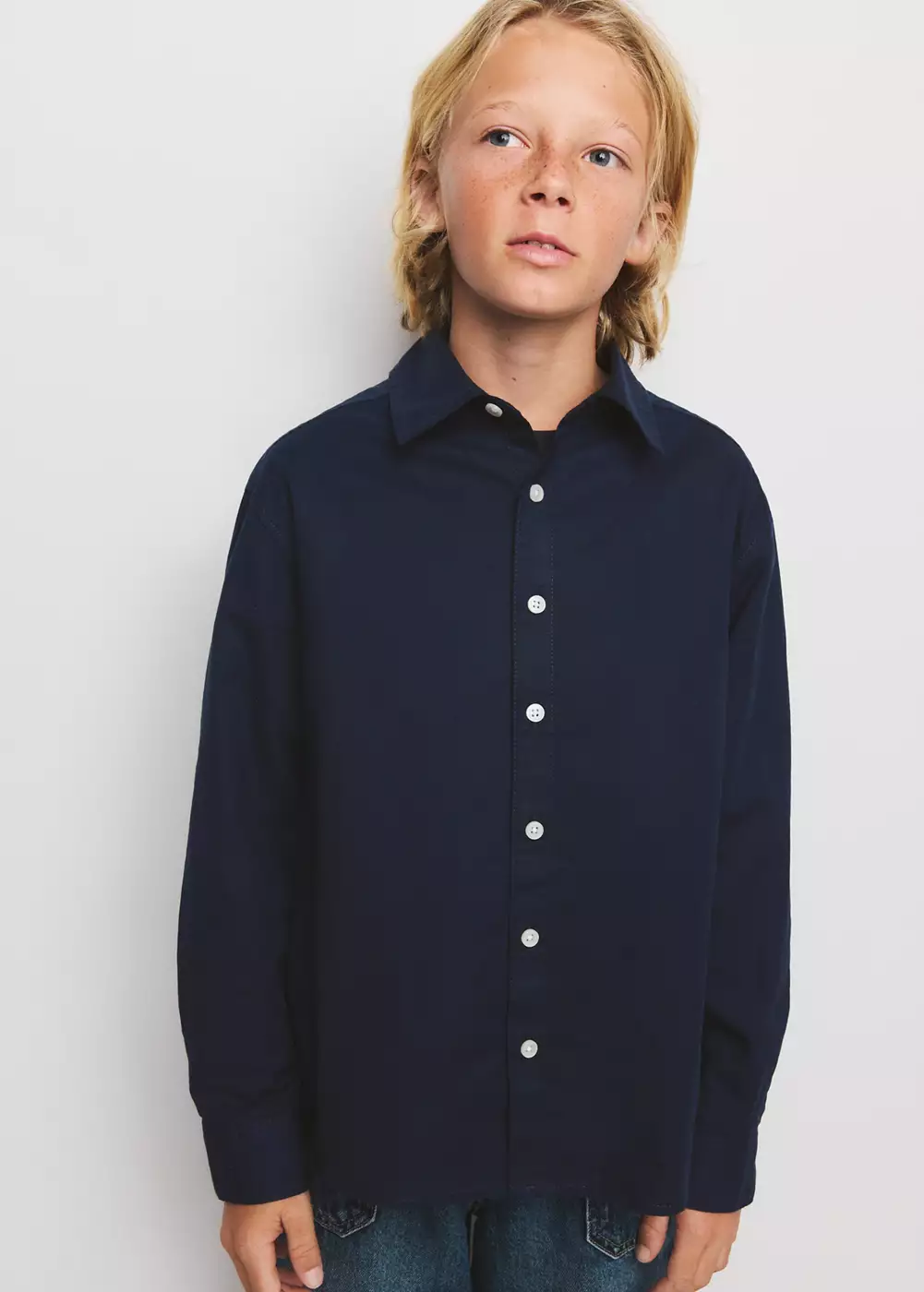 Chemise piqué coton, MANGO KIDS