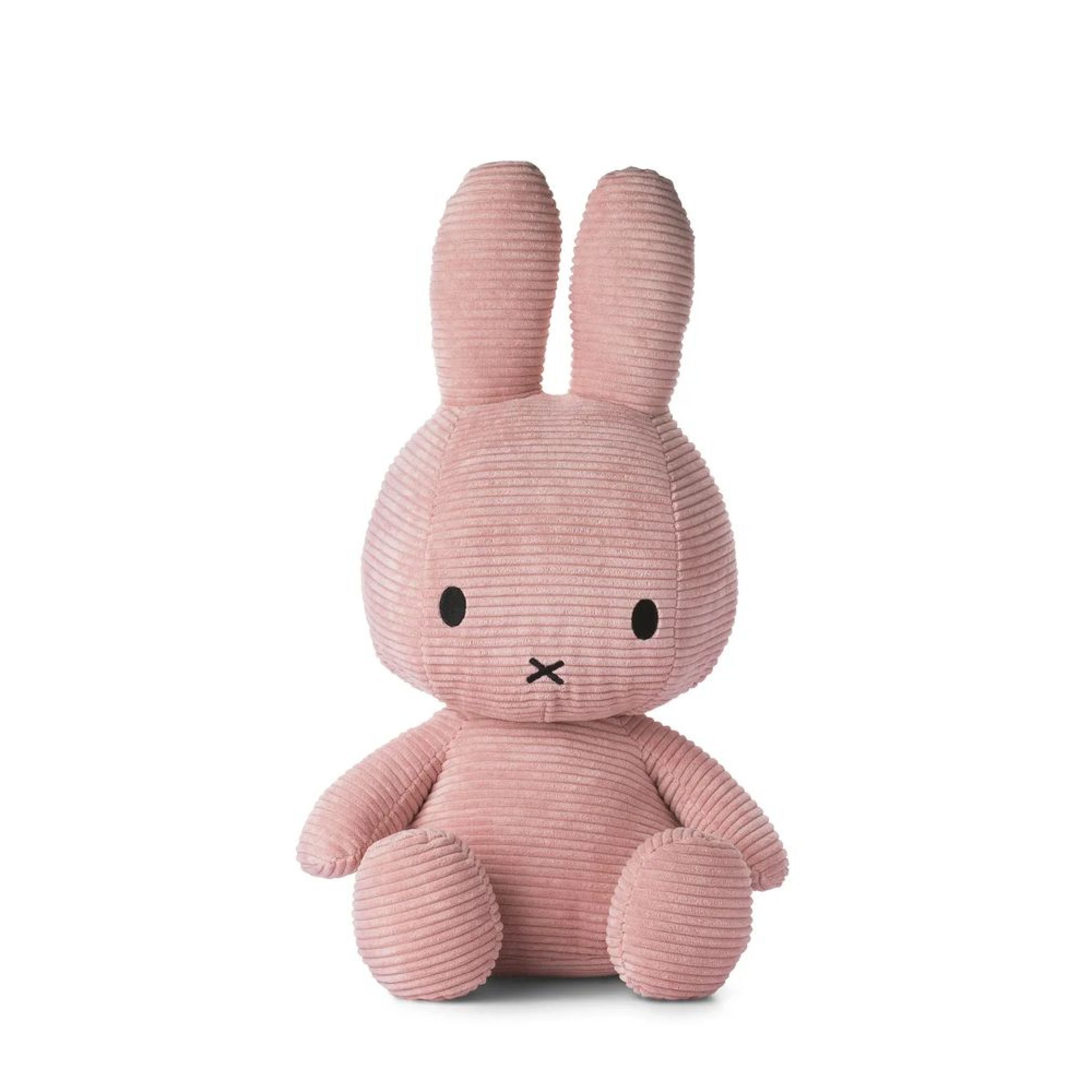 Peluche lapin Miffy velours côtelé éco 50 cm, BON TON TOYS