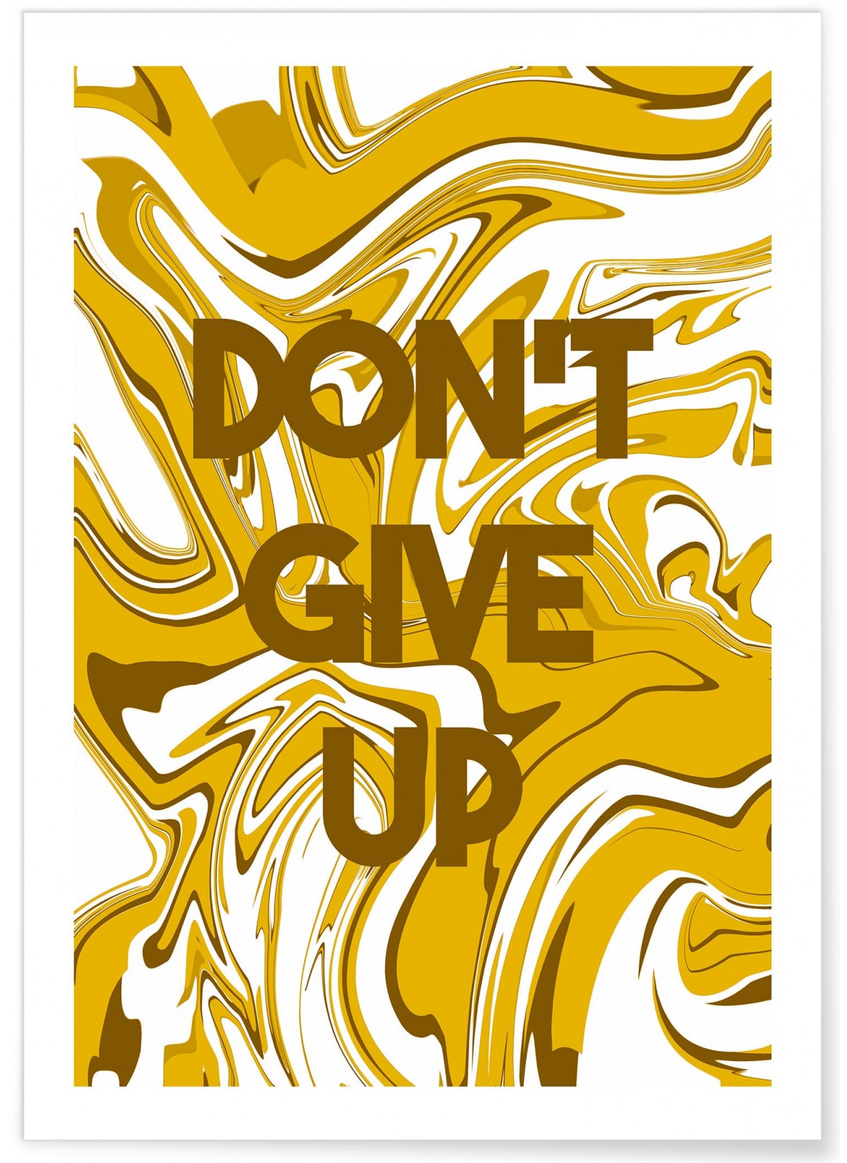 Affiche 'Don't give up', L'AFFICHERIE