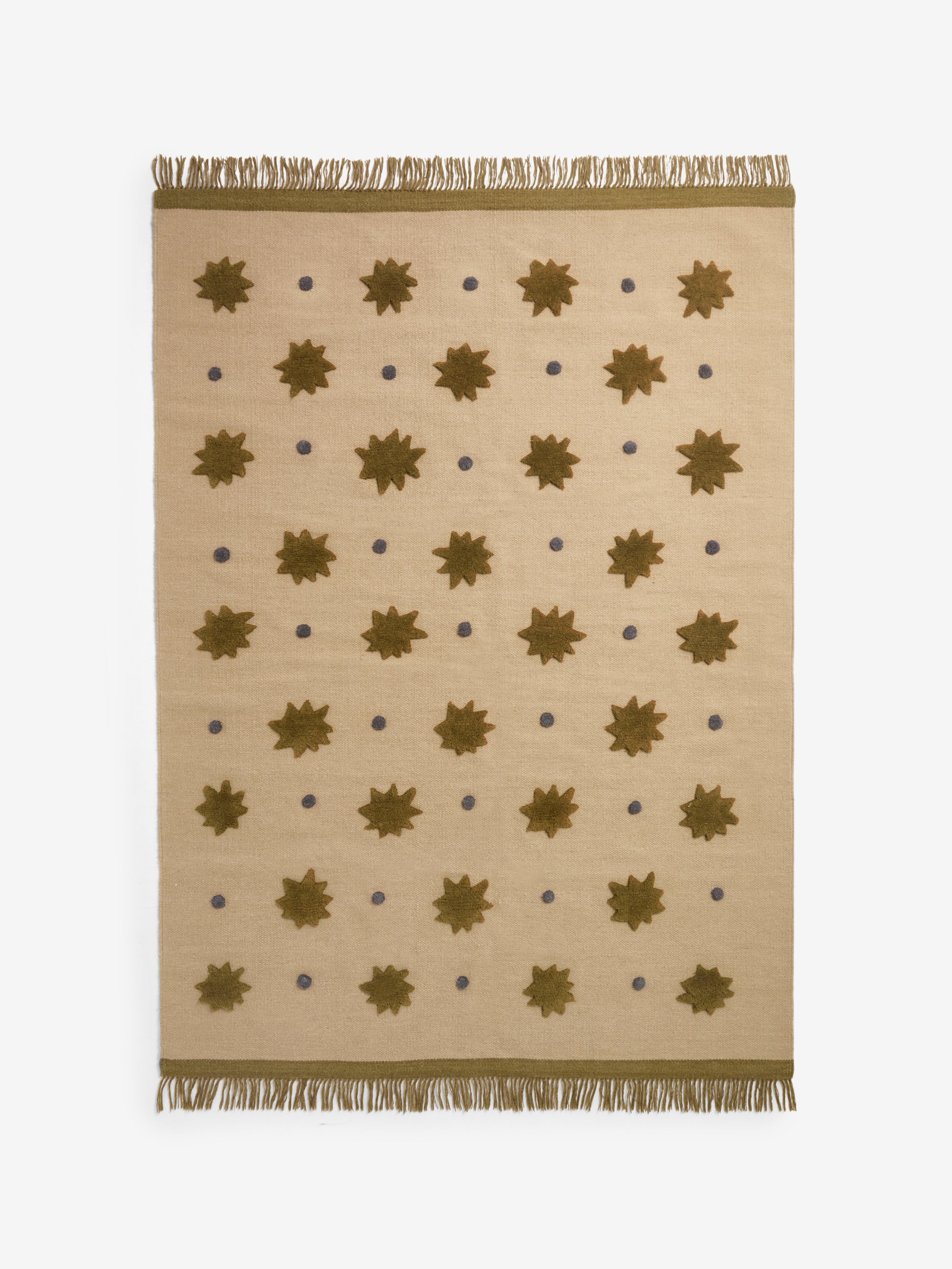 Tapis tissé plat style kilm en laine STARLIGHT, NOVATREND