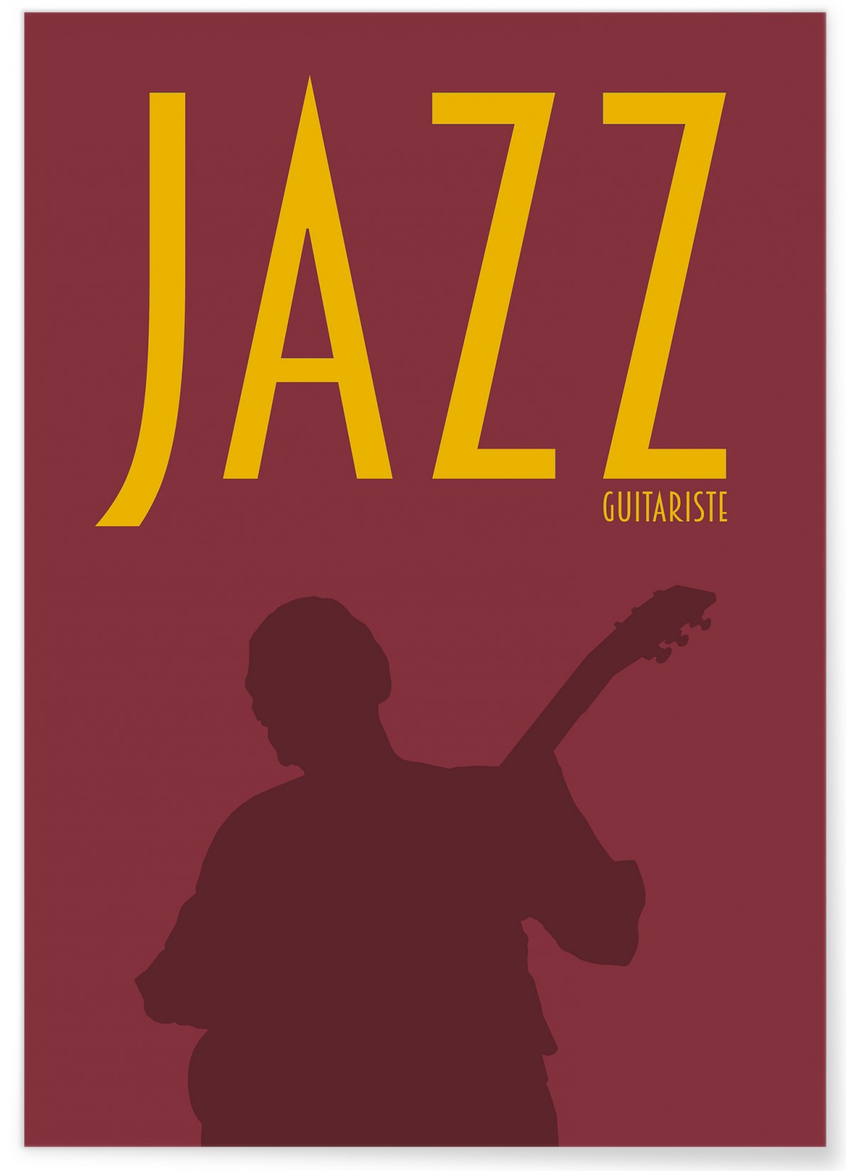 Poster Jazz Guitariste, L'AFFICHERIE