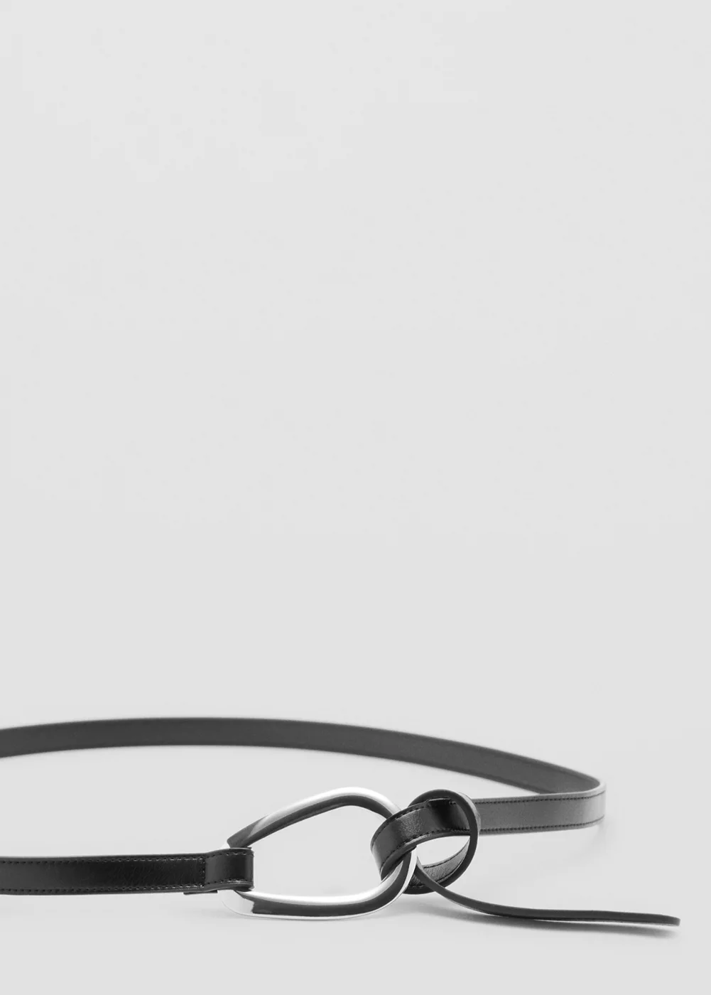 Ceinture fine maxi boucle, MANGO