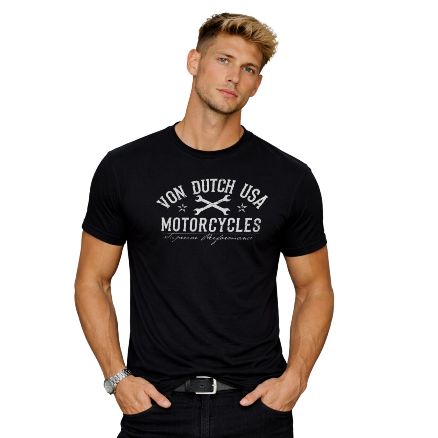 T-shirt en coton LOG, VON DUTCH