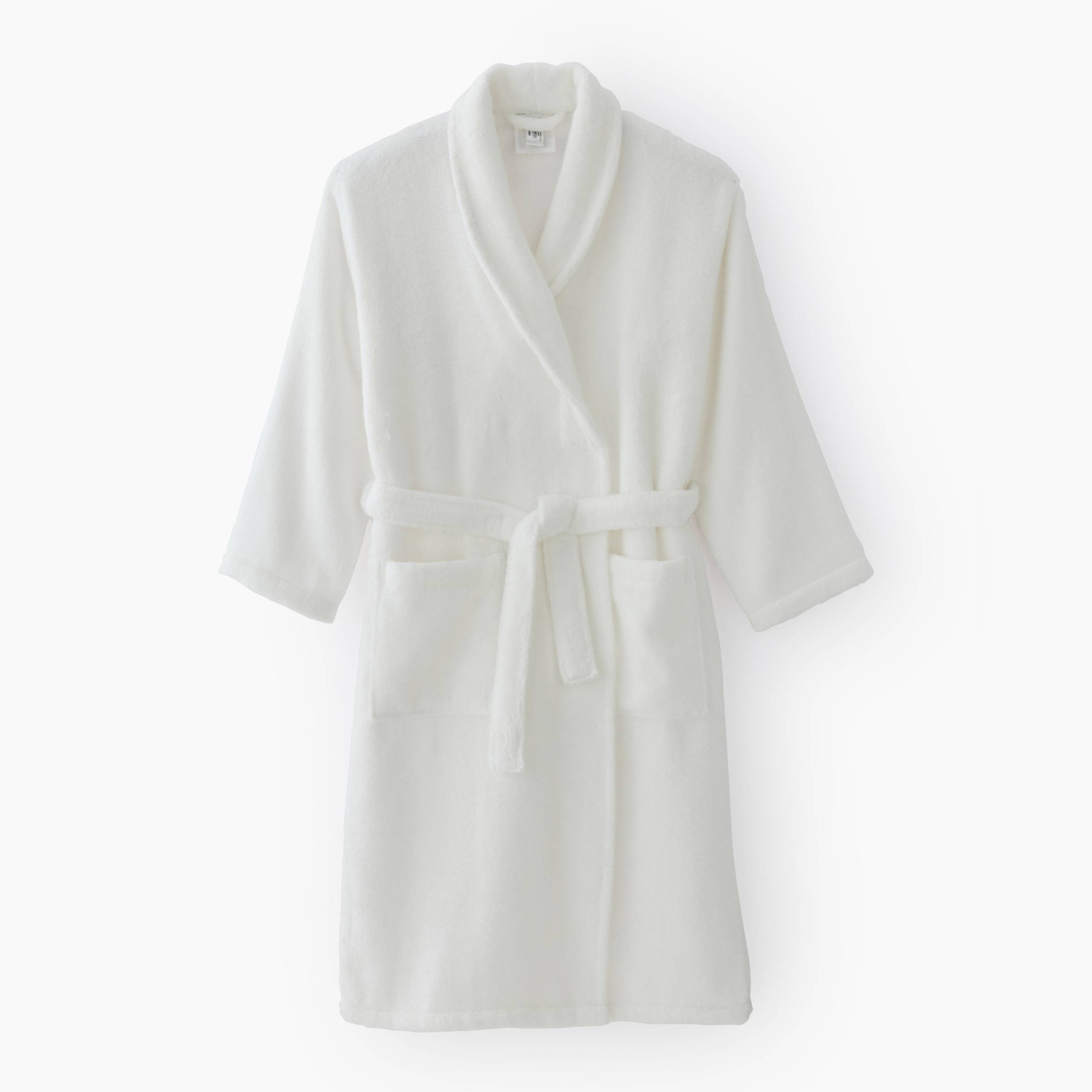 Peignoir zéro twist, M/L, en coton BIO GOTS, MONOPRIX