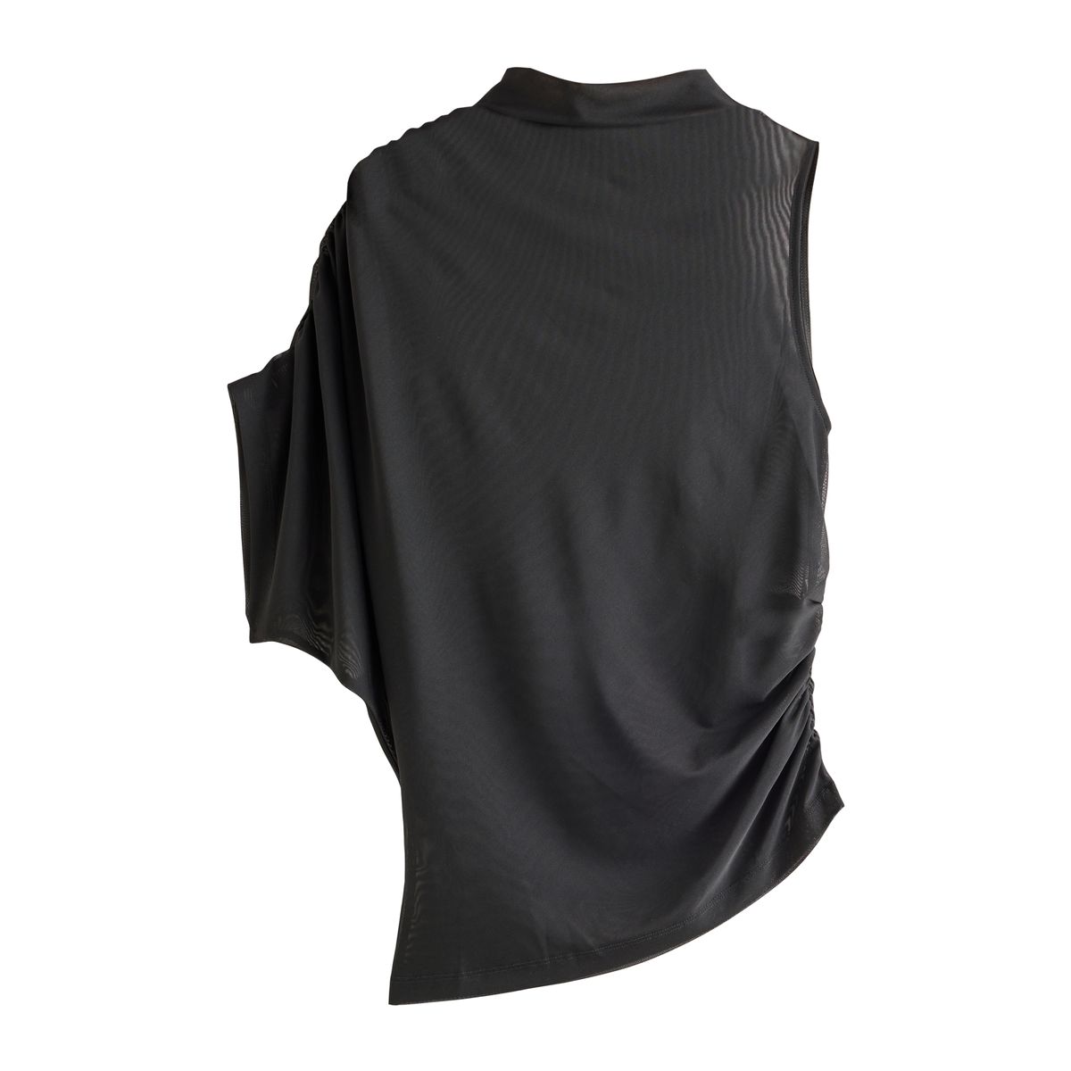 Haut asymétrique en mesh à manches courtes, NEXT