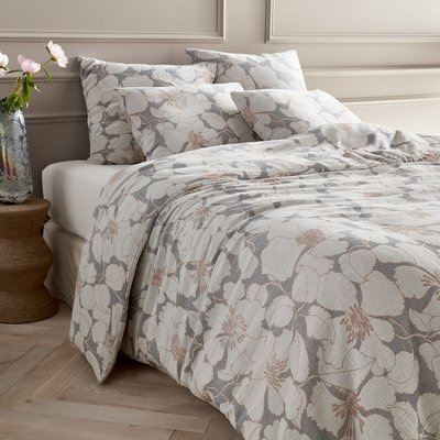 Tamia Floral 100% Organic Cotton Double Muslin 350 Thread Count Duvet Cover AM.PM