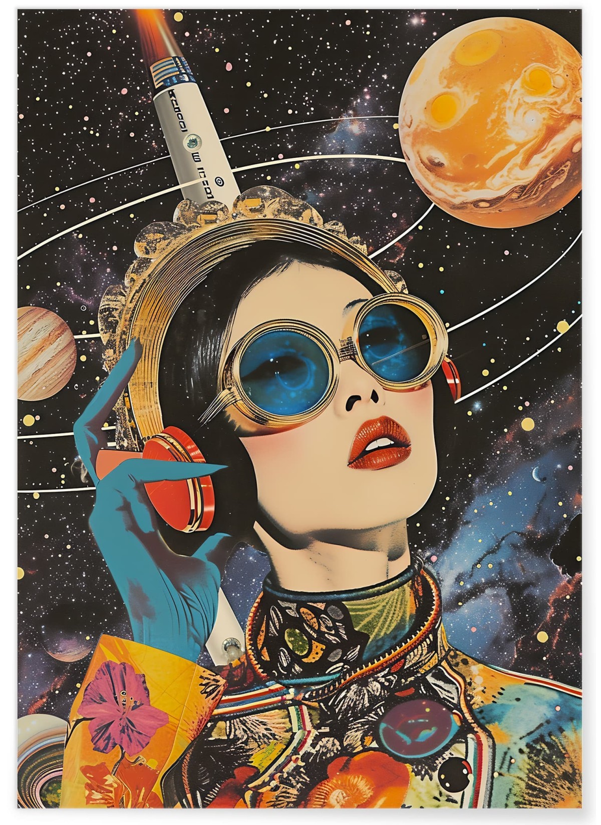 Affiche Pop Art Espace et Planètes, L'AFFICHERIE