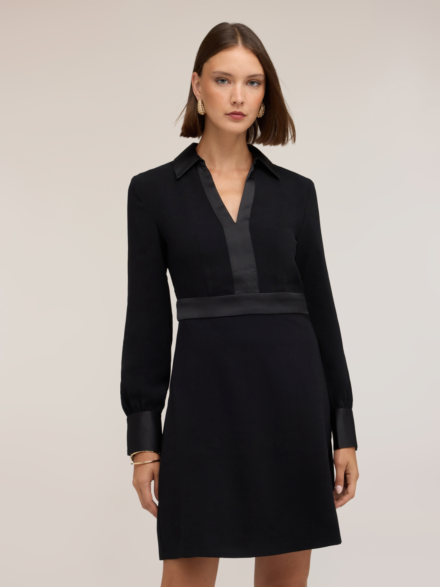 Robe chemisier avec empiècements, MOTIVI