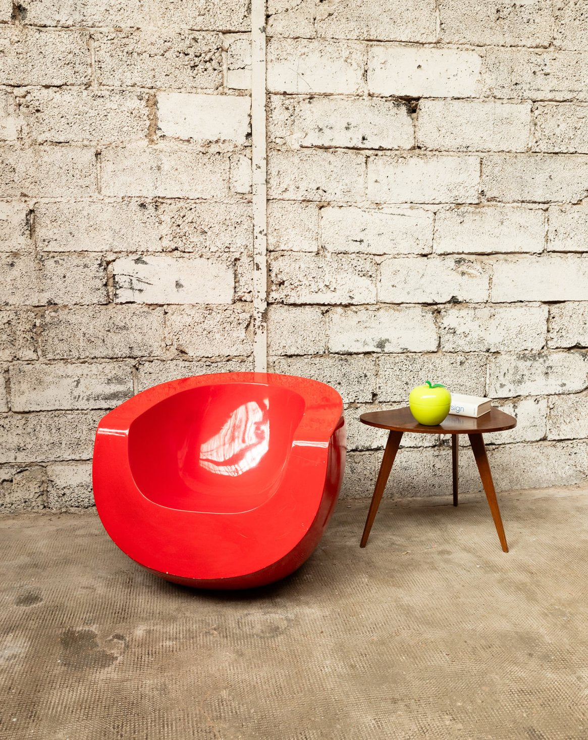 Fauteuil rouge 70's Jakob N°452 - Bon état, DEBONGOUT