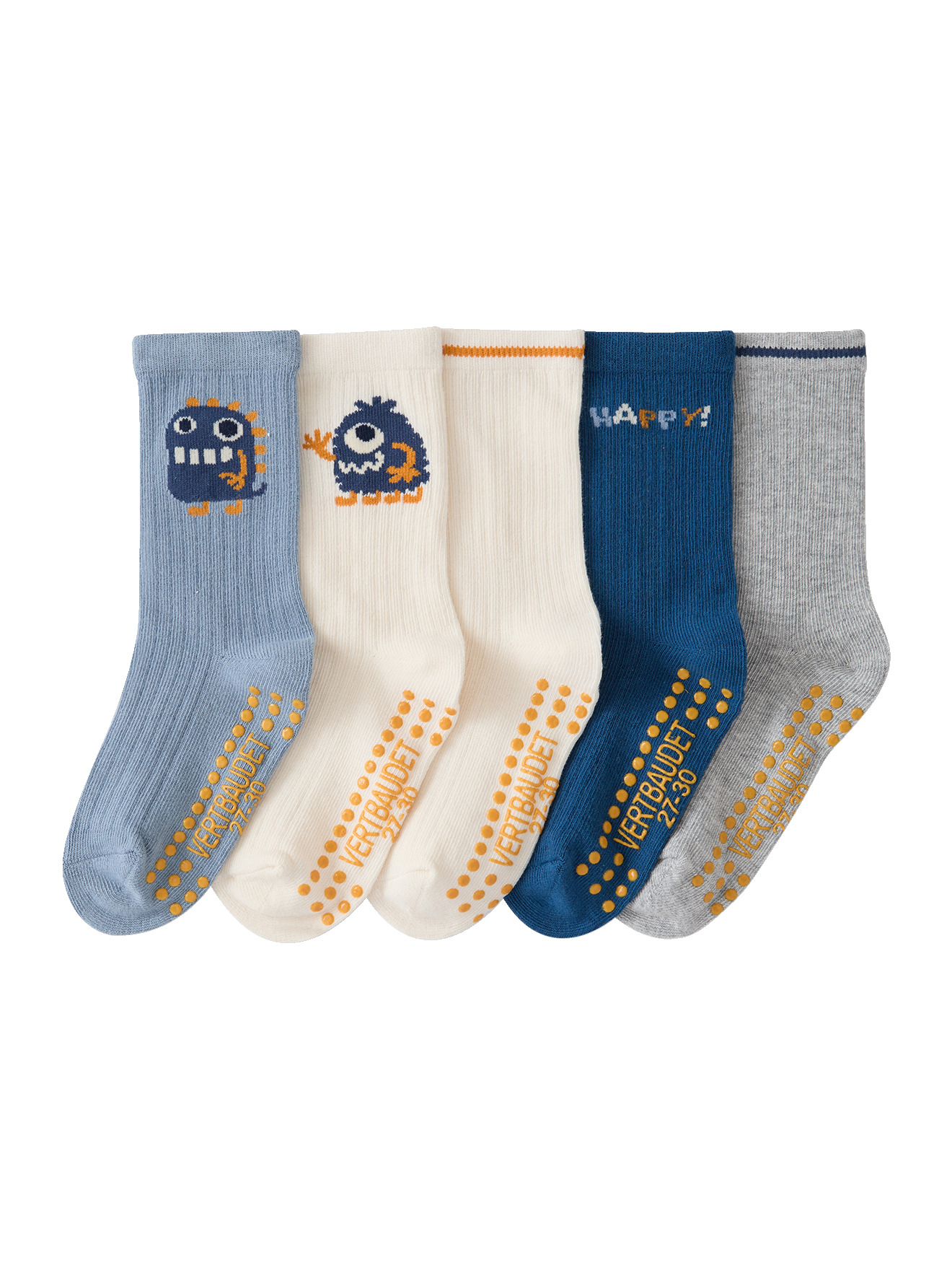 Lot de 5 chaussettes, VERTBAUDET