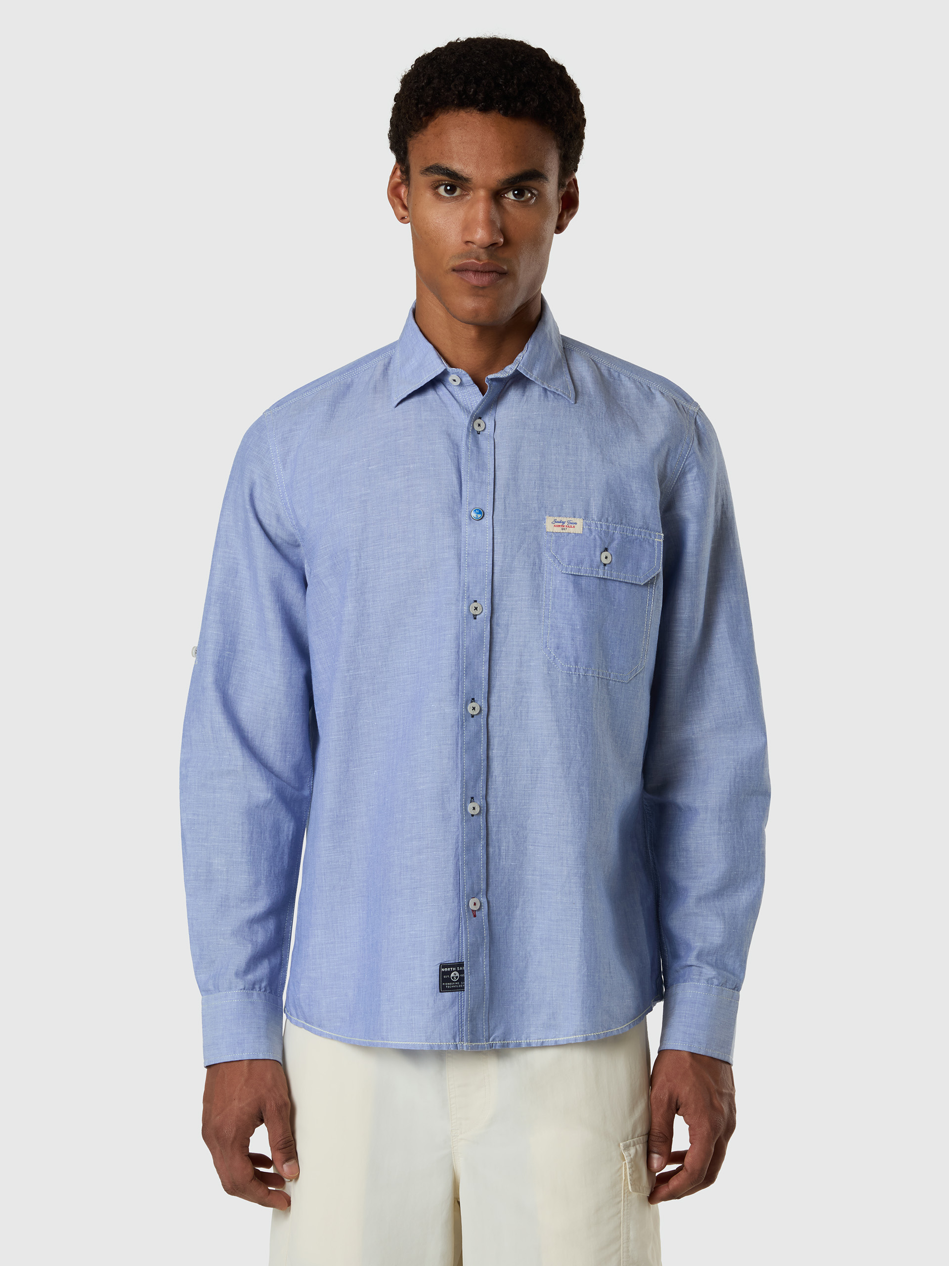 Chemise d’archive à manches retroussées, NORTH SAILS