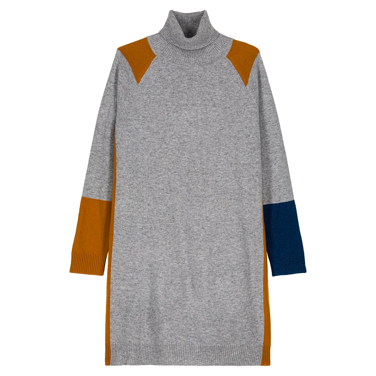 Robe pull en laine kristina gris chine Bensimon La Redoute