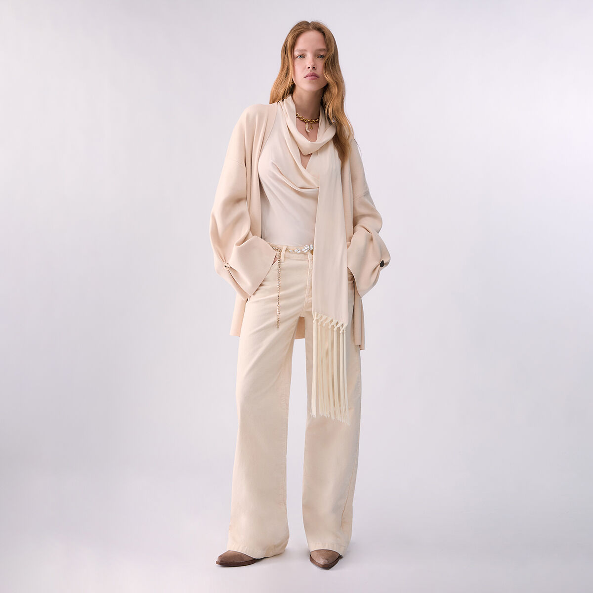 Pantalon flare en velours, LIU JO