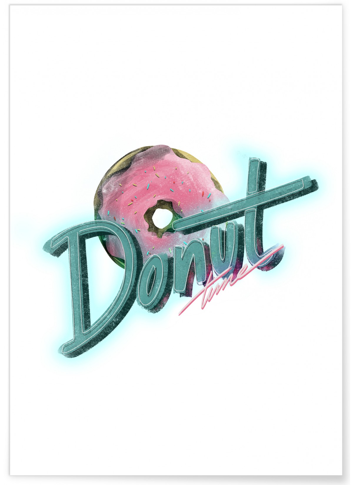 Affiche Donut Time, L'AFFICHERIE
