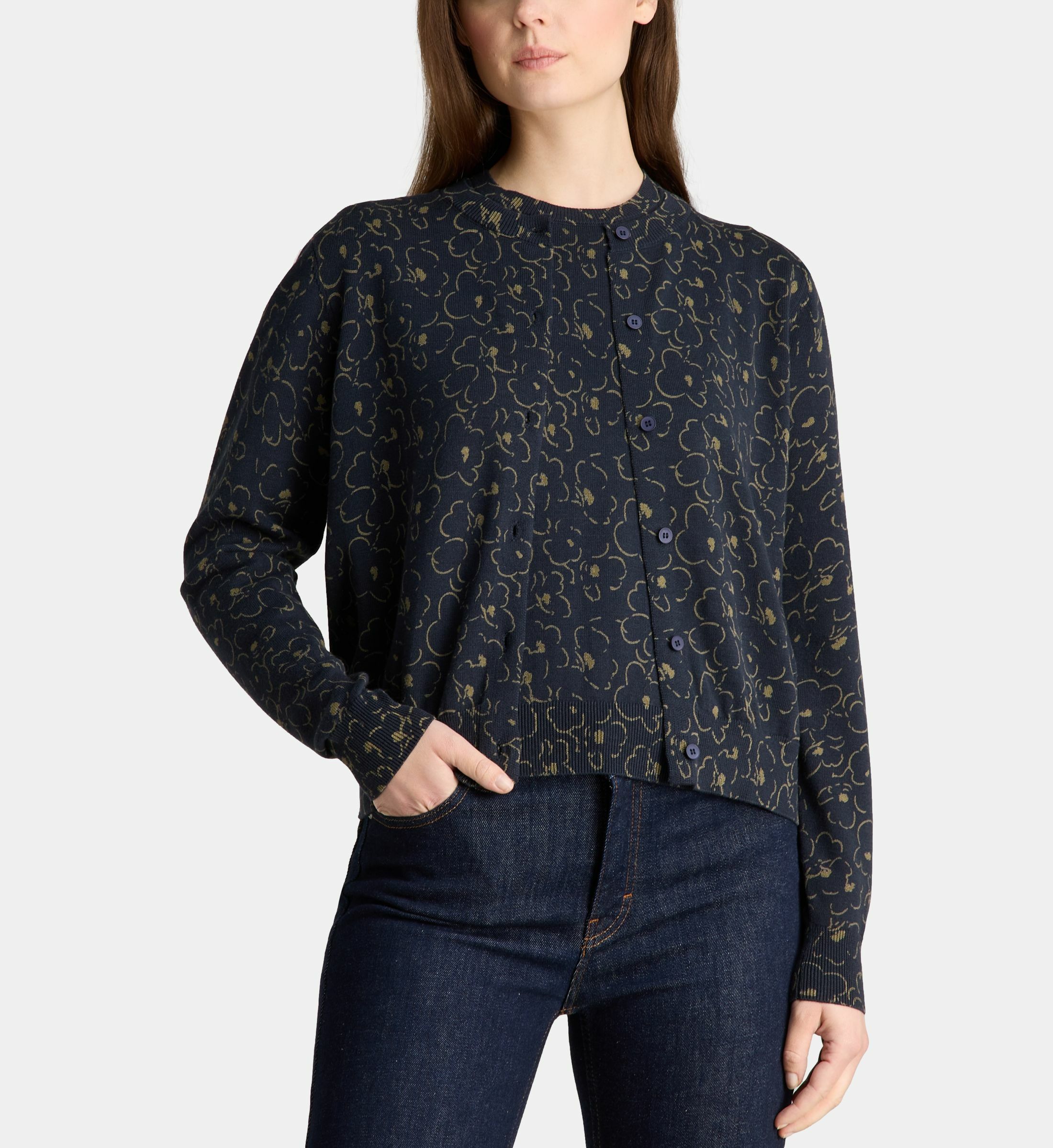 Cardigan angie tra ample en coton bio, GALERIES LAFAYETTE