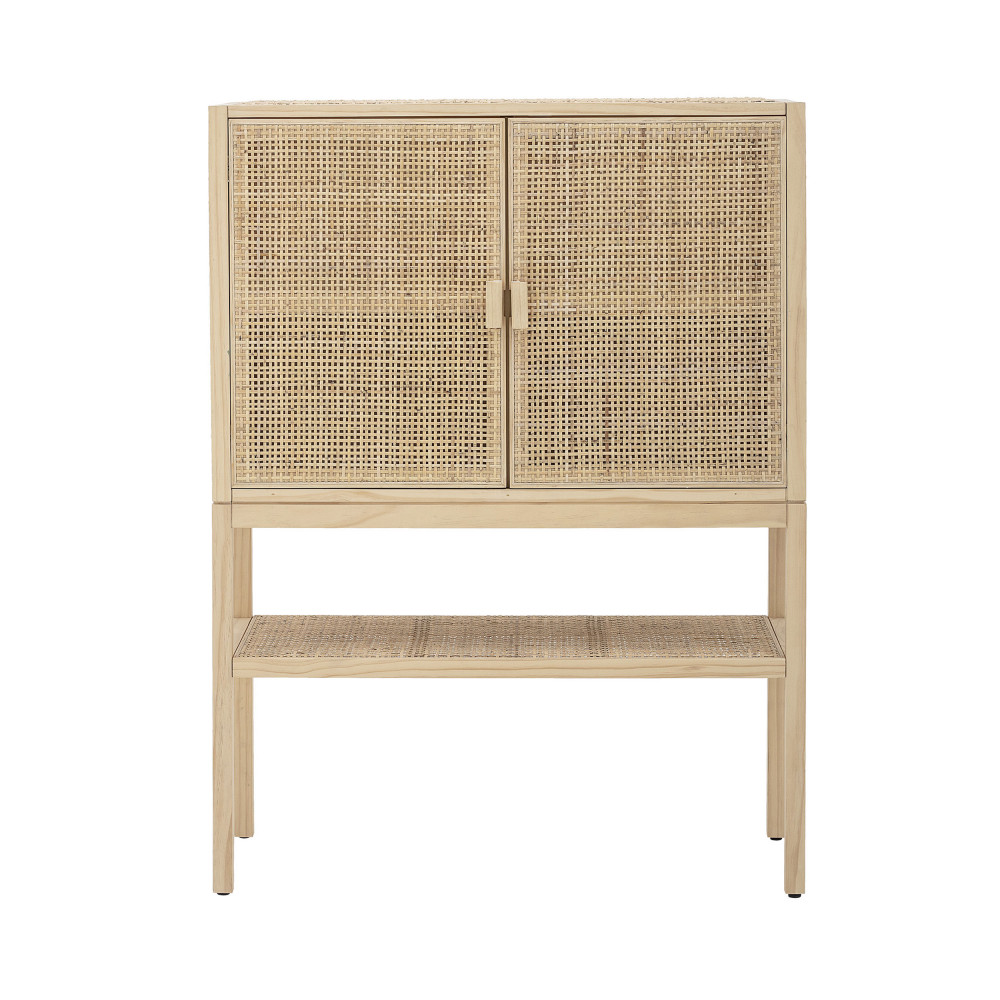 Buffet haut en bois et cannage - SANNA, BLOOMINGVILLE