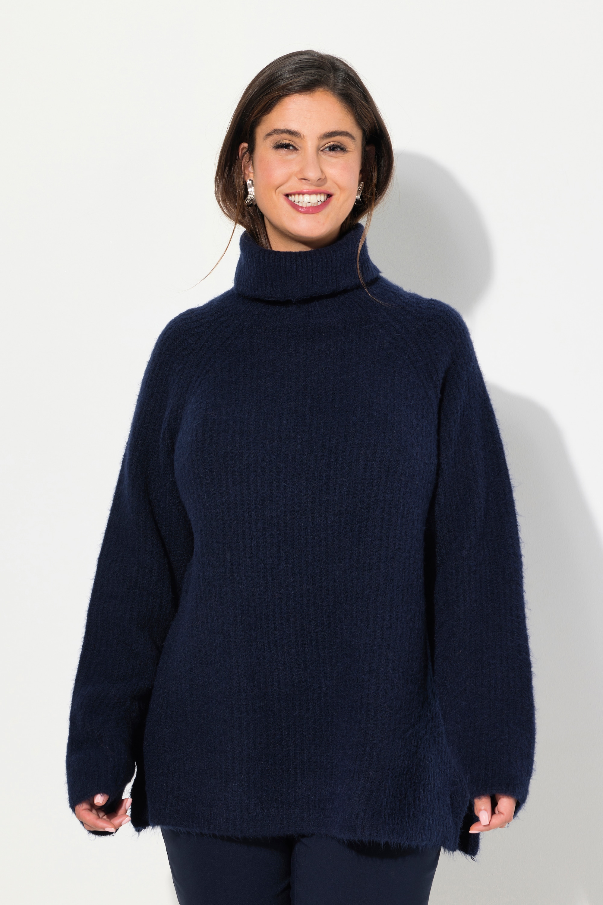 Pull en maille, col roulé et manches longues, ULLA POPKEN