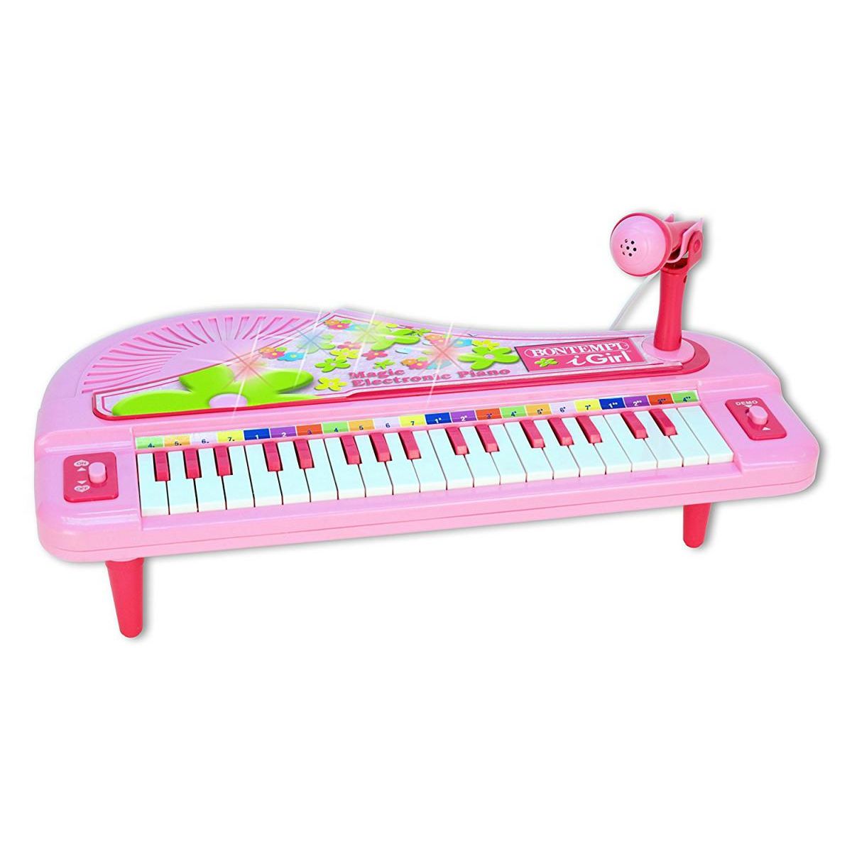 ZIPPY Clavier de piano numérique pour enfants, 25 touches, mini instrument  éducatif de musique, piano en bois pour tout-petits filles garçons