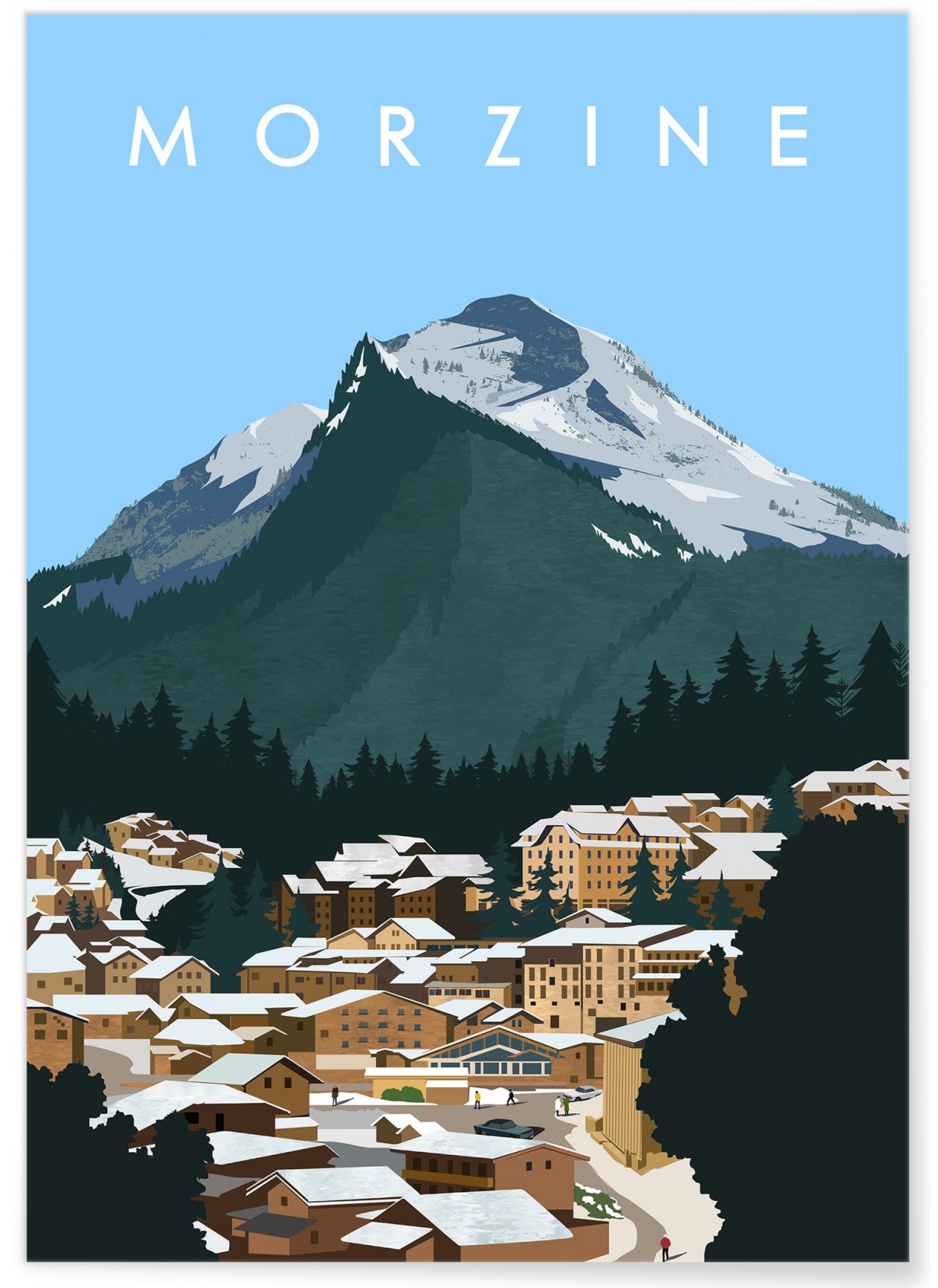Affiche ville Morzine, L'AFFICHERIE