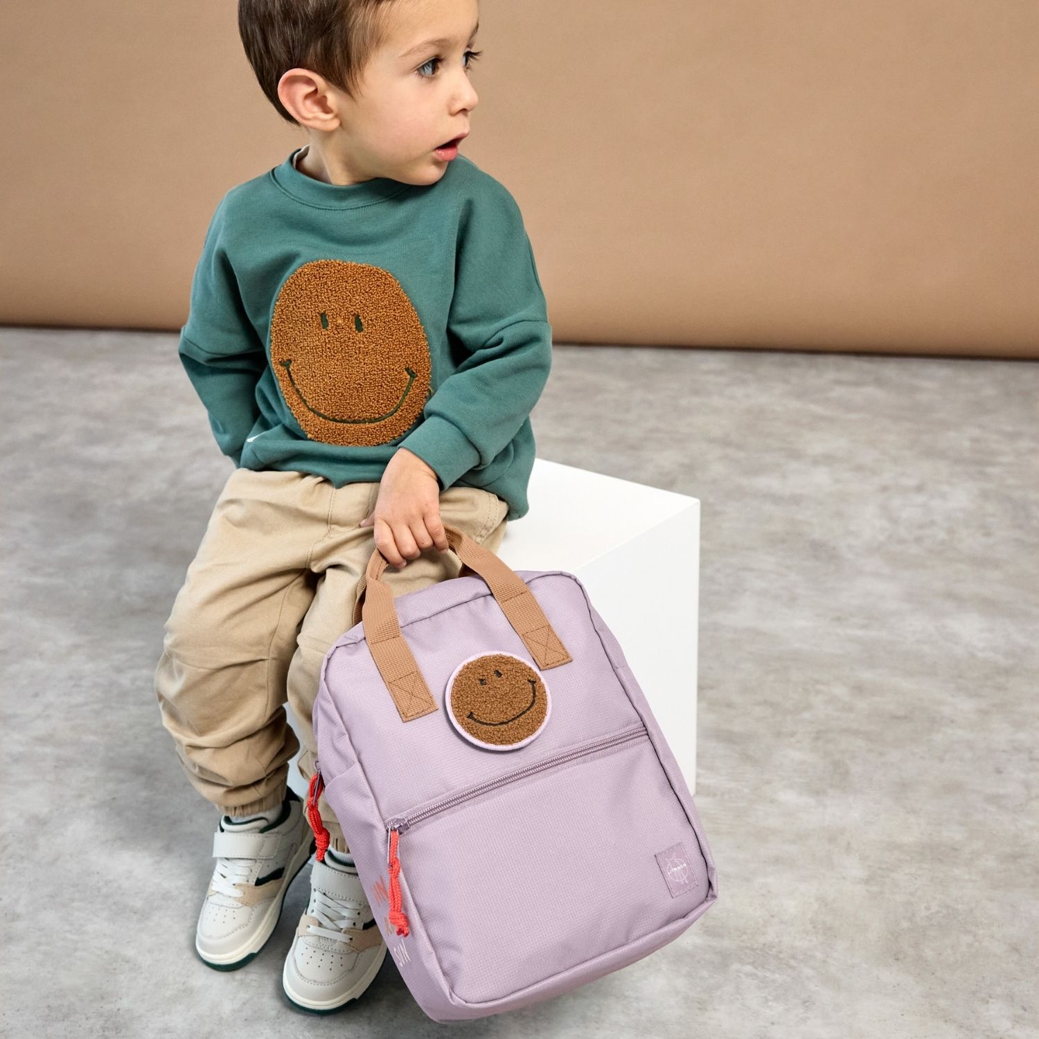 Mini Sac à dos carré Little Gang, LASSIG