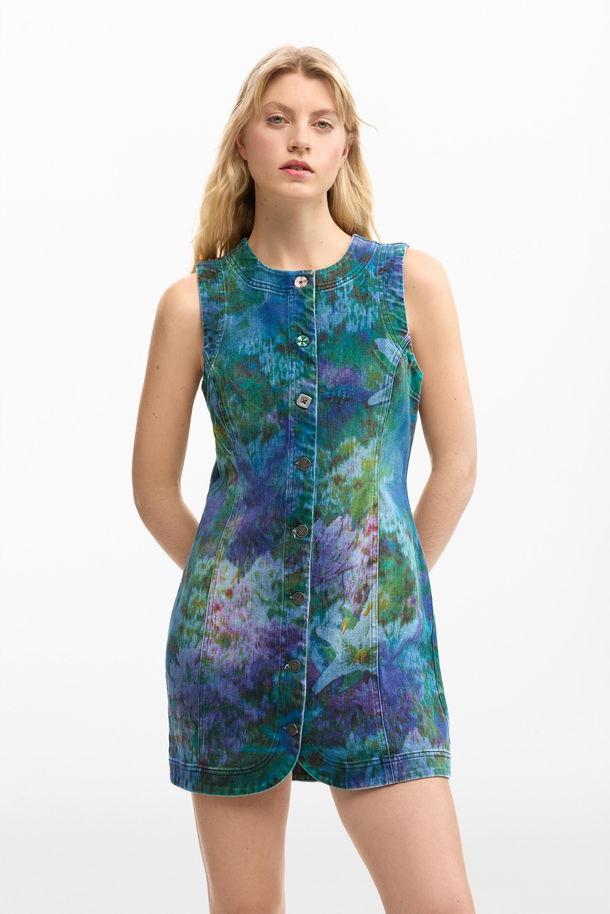 Robe denim jardin, DESIGUAL