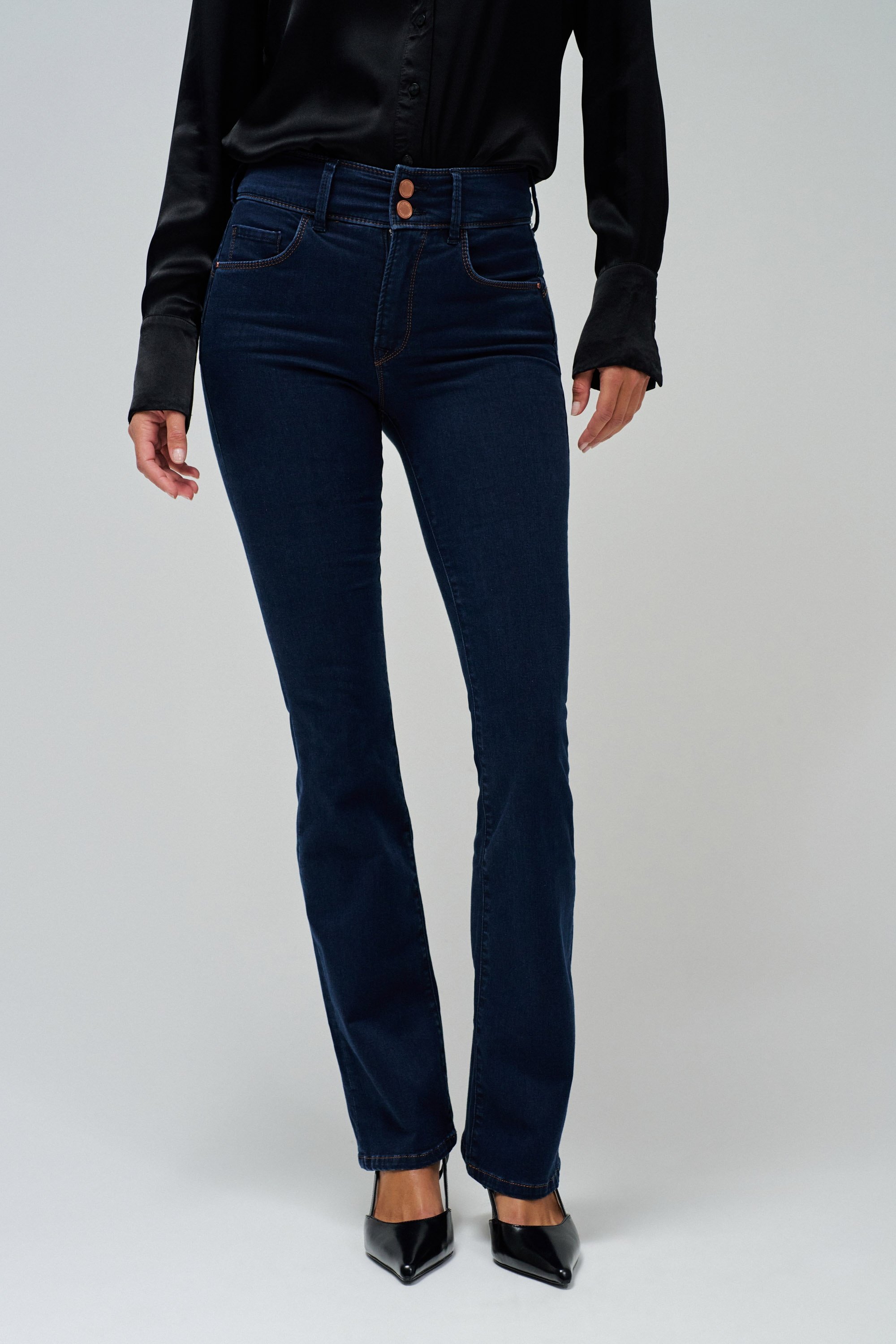JEAN SECRET PUSH IN BOOTCUT TOUCHER DOUX, SALSA JEANS