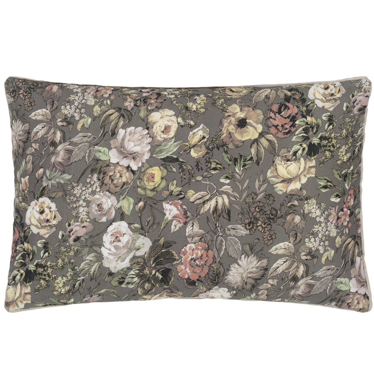 Taie d'oreiller imprimée en satin de coton, MANSUR, DESIGNERS GUILD