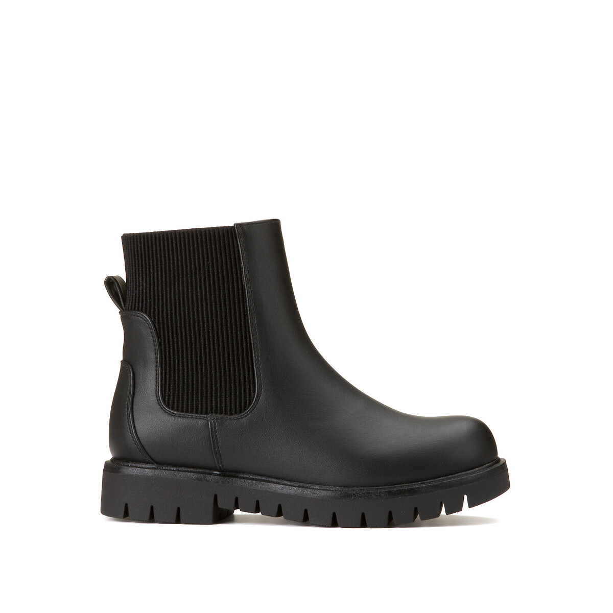 Kids high chelsea boots with zip fastening, black, La Redoute ...