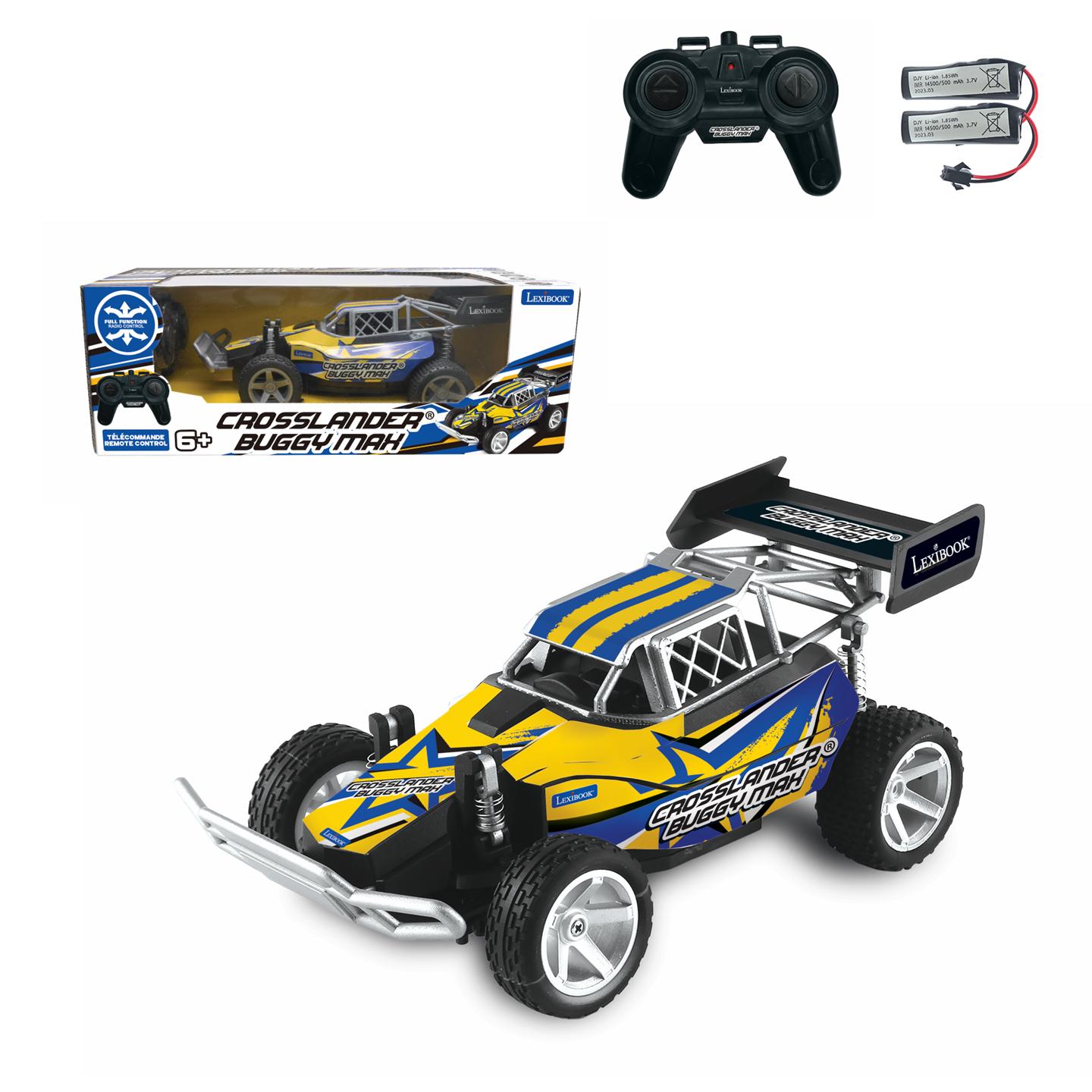 Crosslander BUGGY MAX – Voiture Buggy télécommandée rechargeable, LEXIBOOK