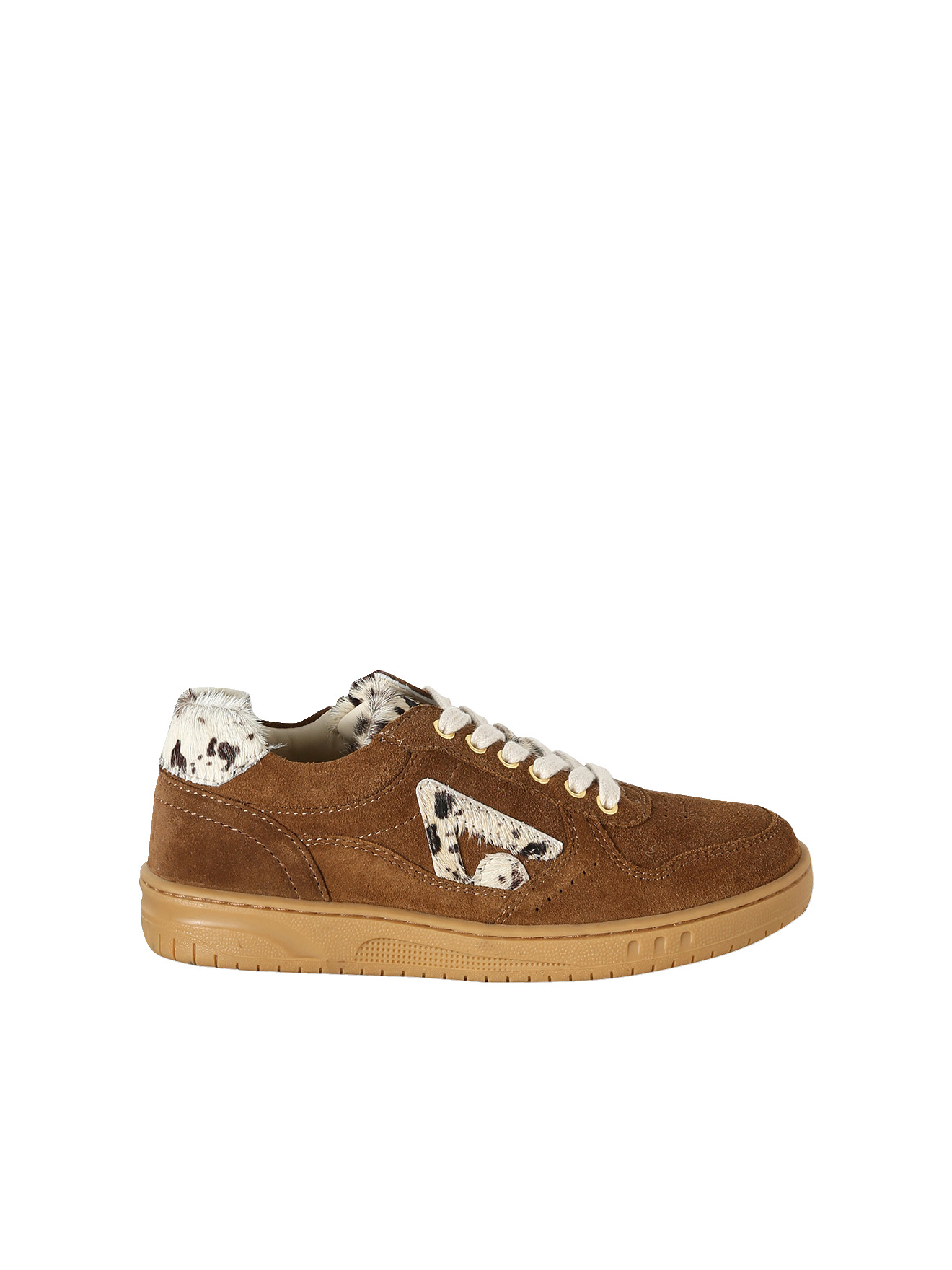 Baskets cuir à lacets fermeture zip, VERTBAUDET