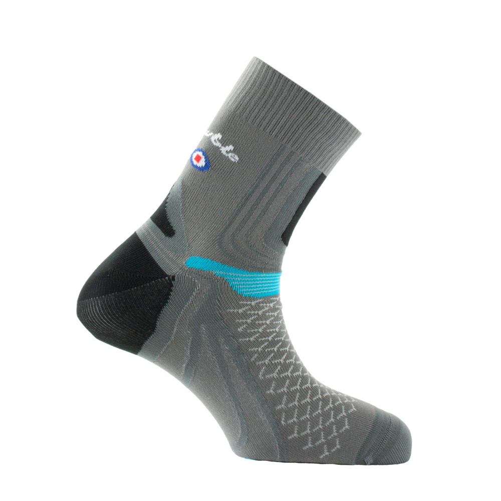 Chaussettes tiges courtes La Double® Trek en fils recyclés, THYO