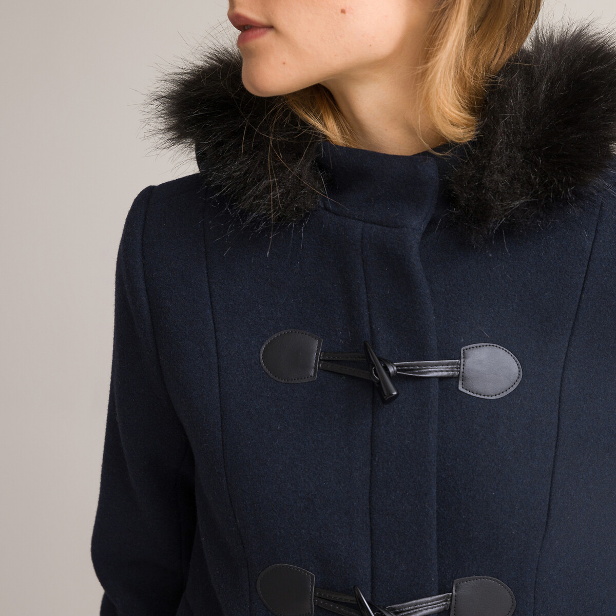 WOMEN FASHION Coats Duffel coat Elegant Cortefiel Duffel coat discount 94% Green/Gray 38                  EU 