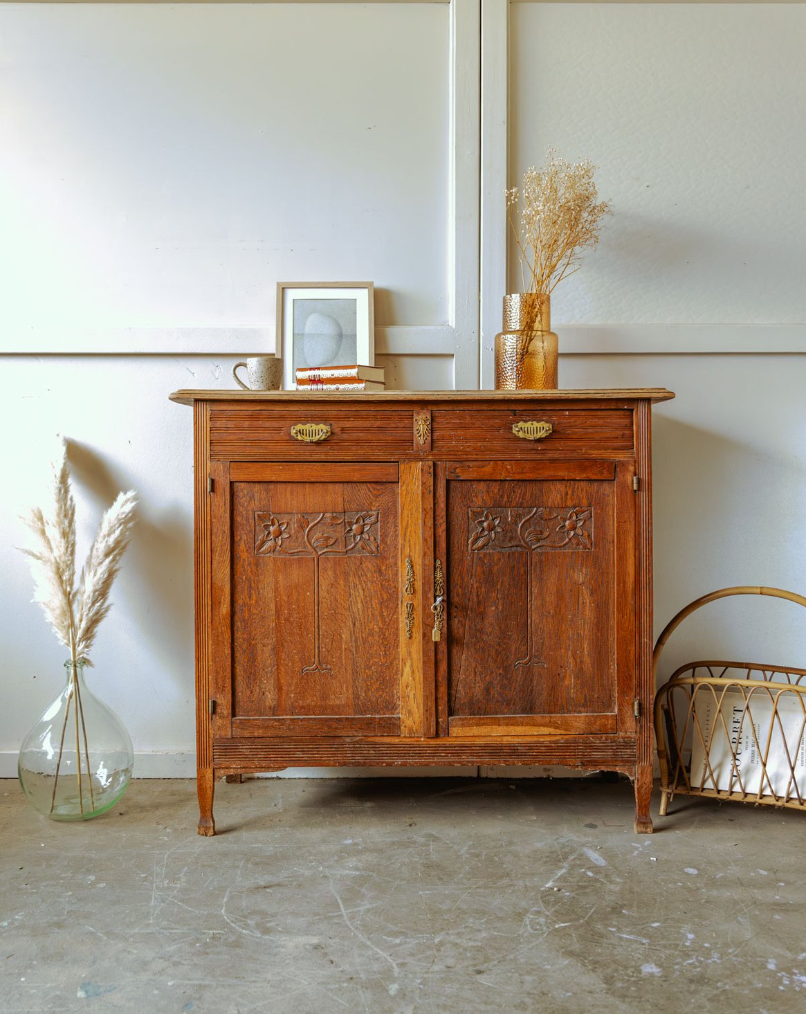 Buffet style Art Déco en chêne Gilbert N°830 - Bon état, DEBONGOUT