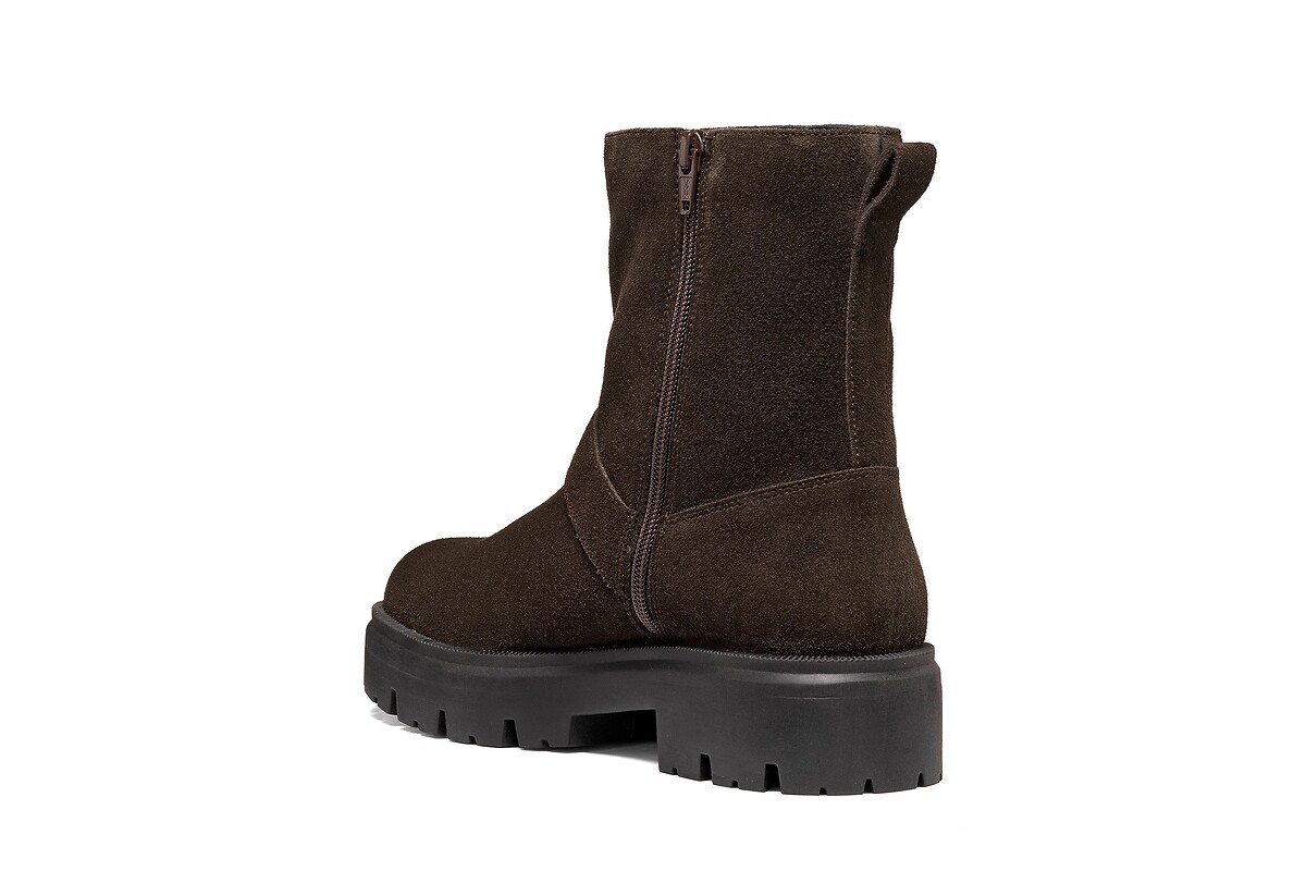 GEOX Botines moteros de piel KLARGENA — photo 4