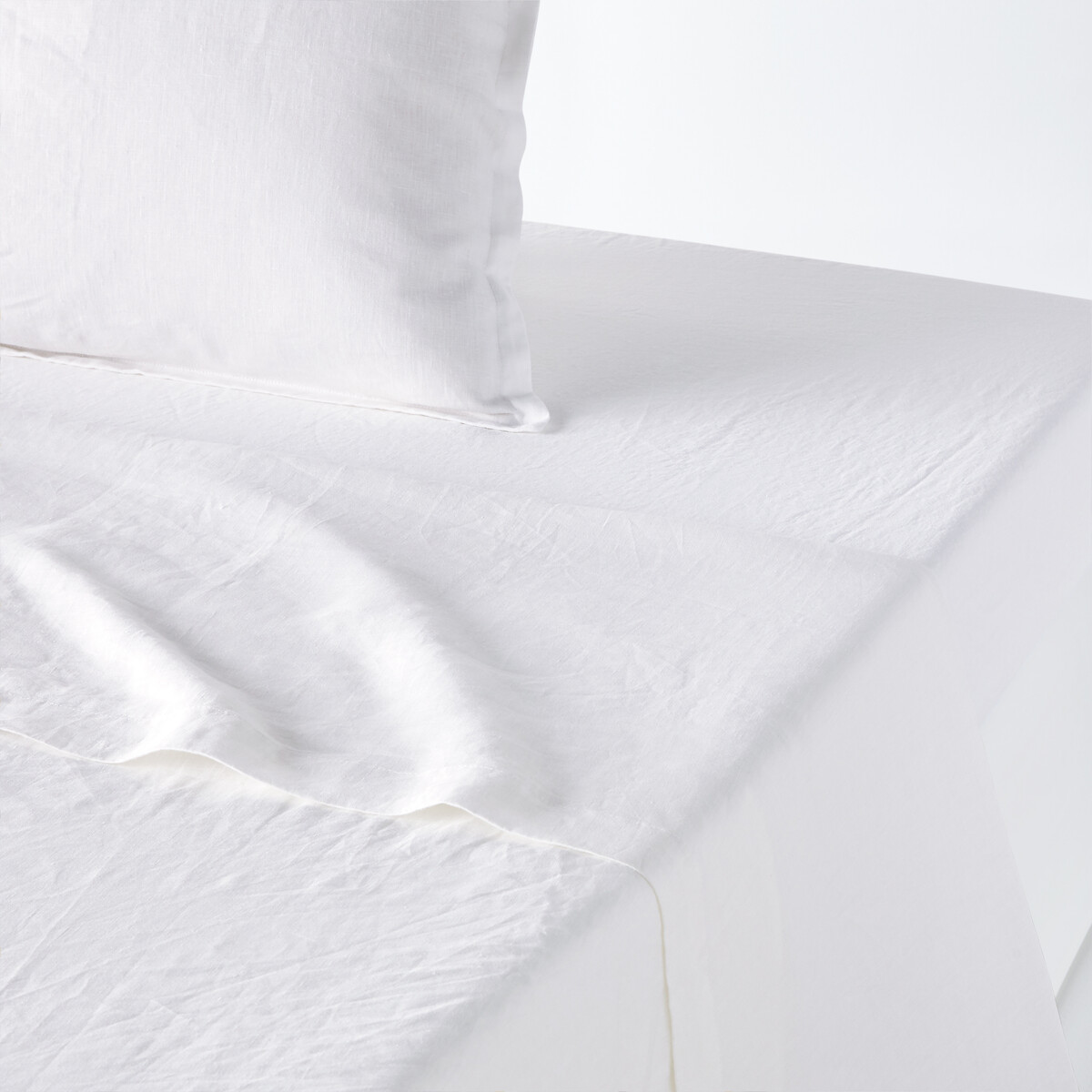 Linot Plain 100% Washed Linen Flat Sheet