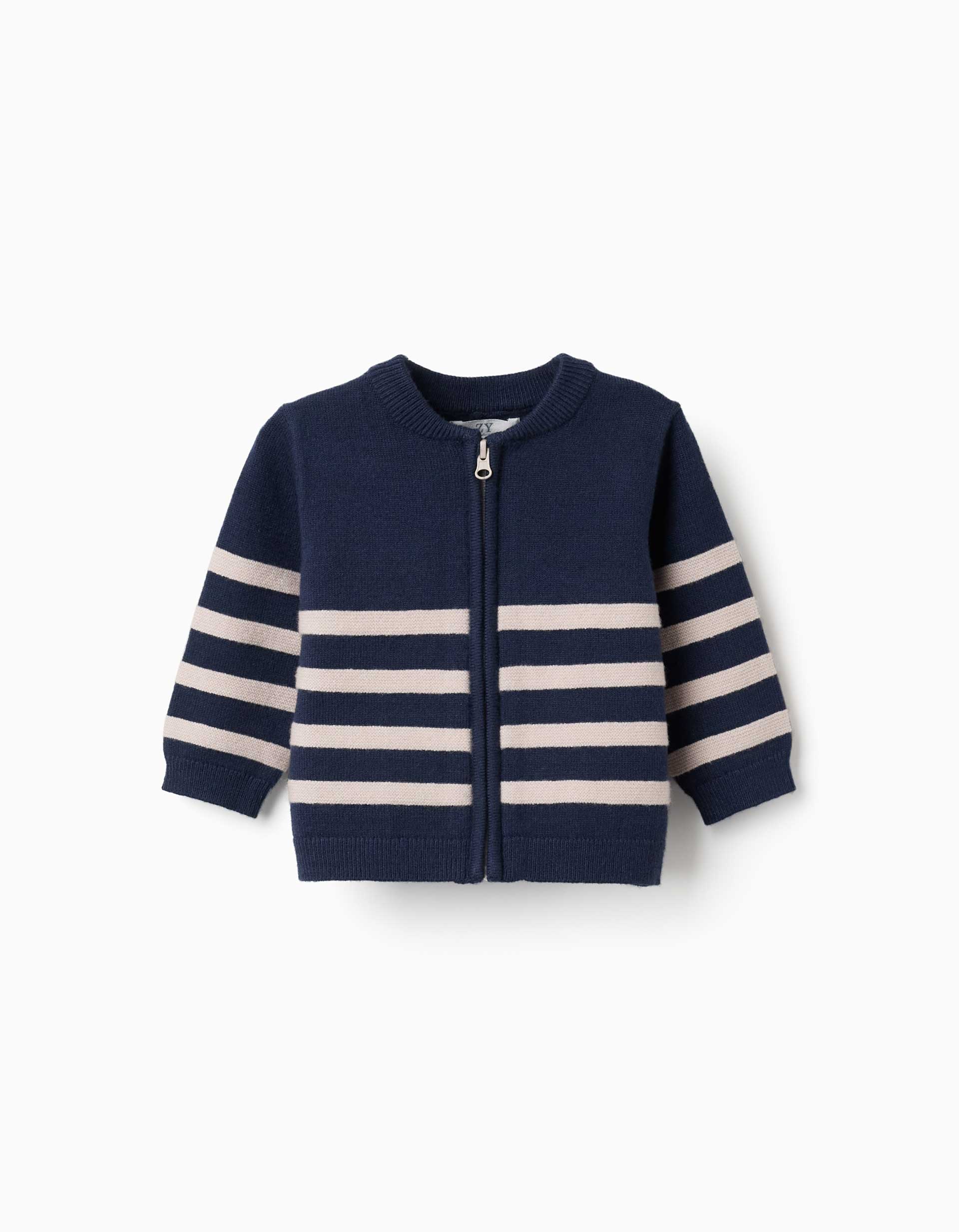 Cardigan en maille à rayures, ZIPPY