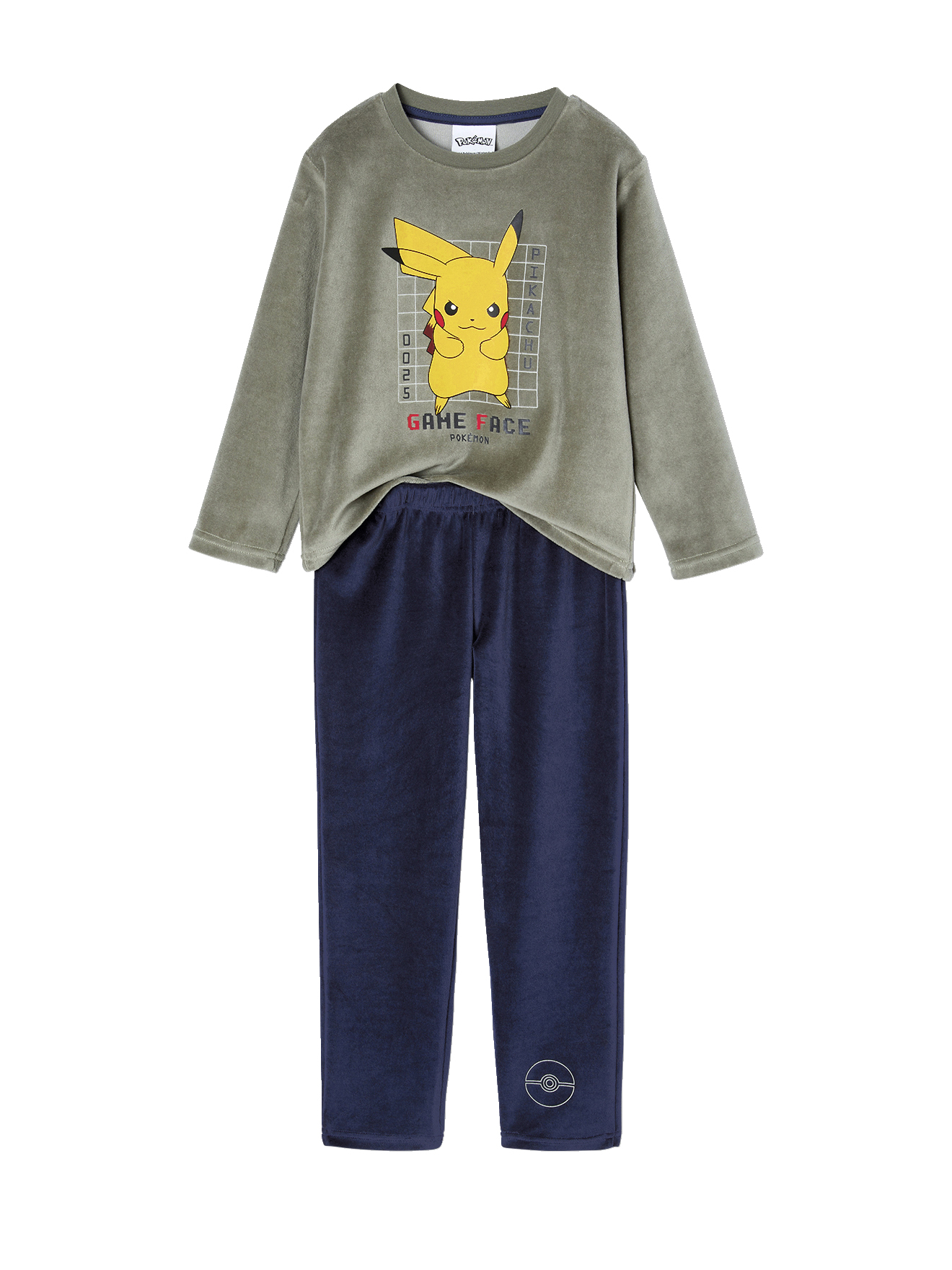Pyjama Pokémon® en velours, VERTBAUDET